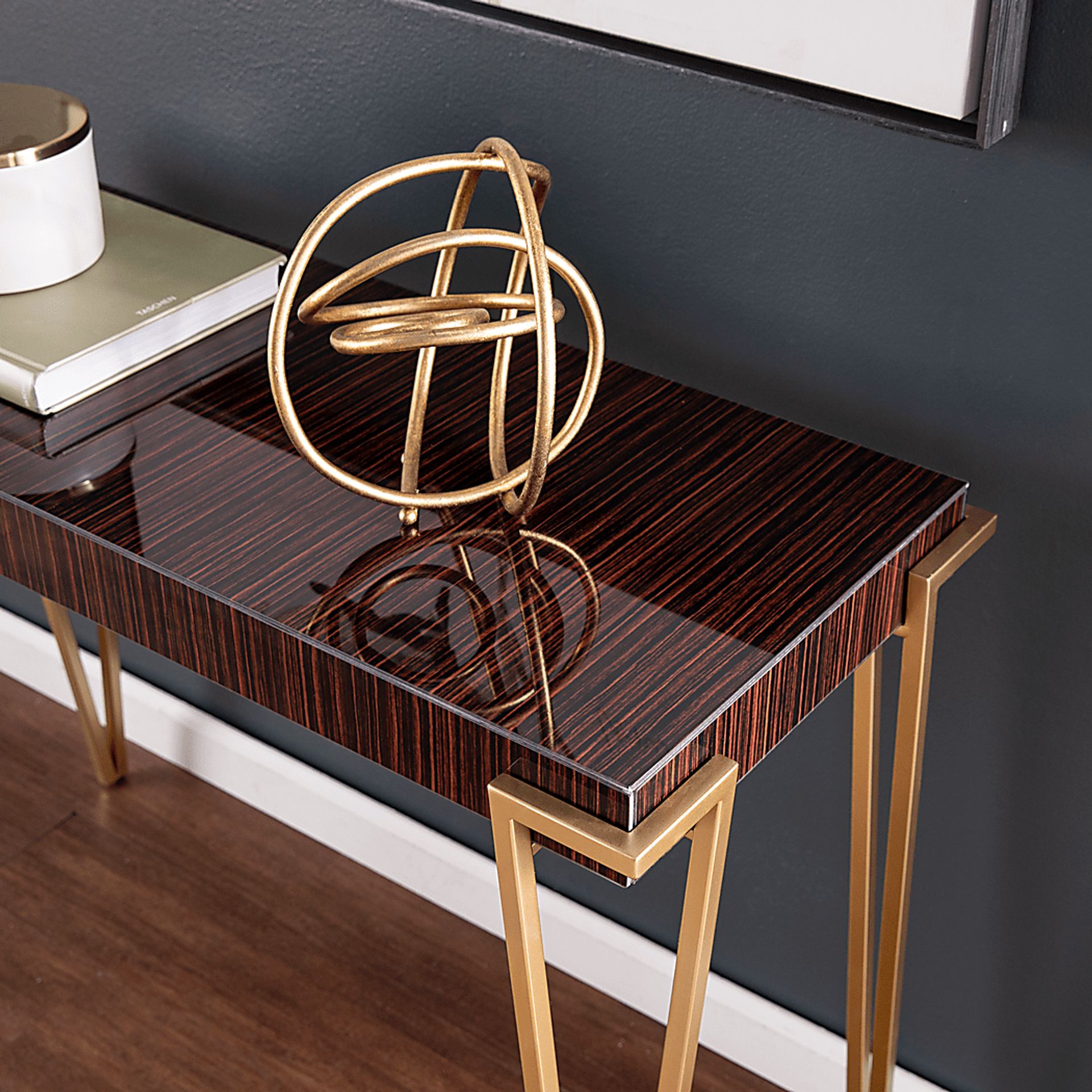 Broadingham Brown Sofa Table - Image 3