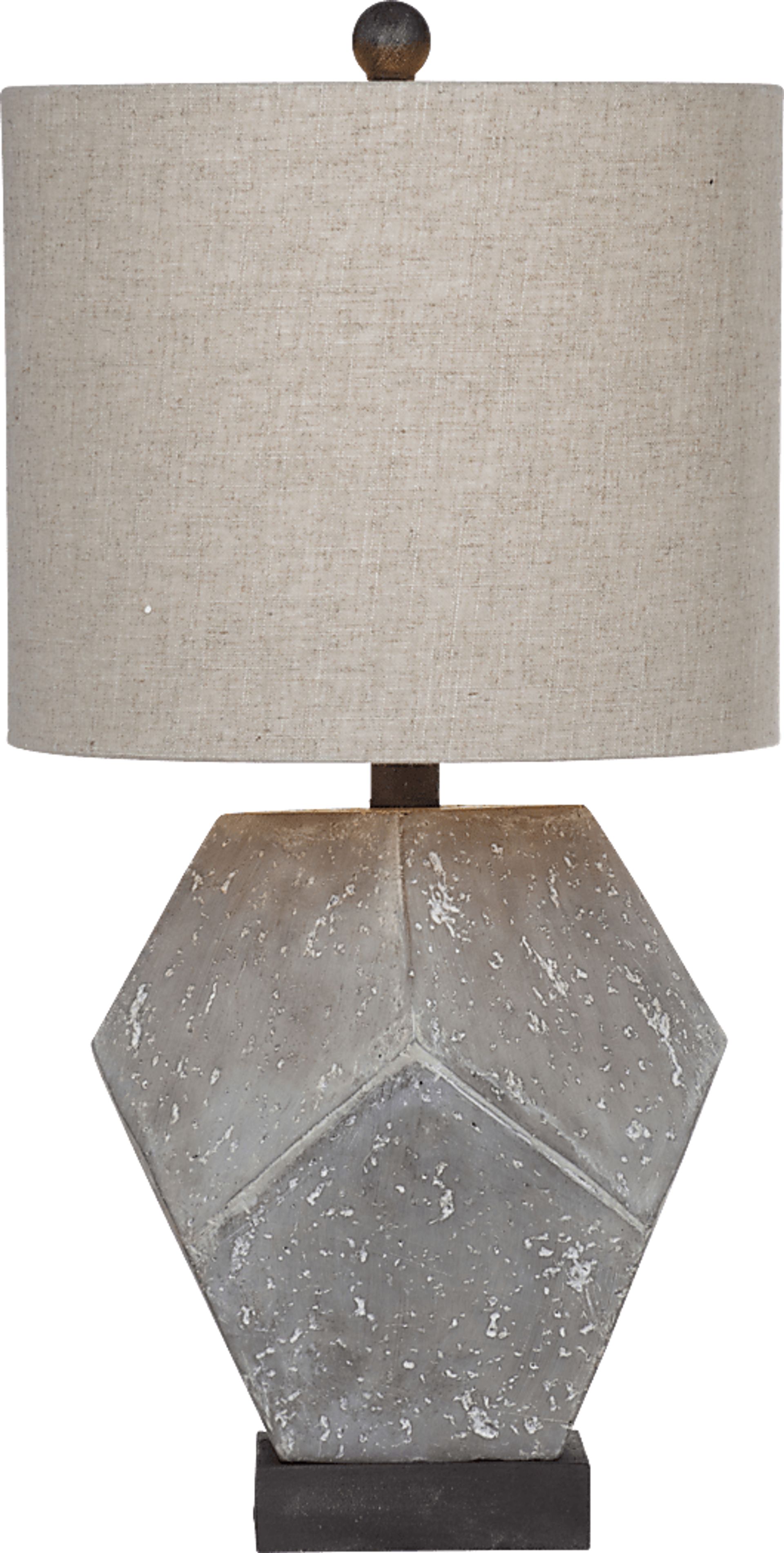 Broadmoor Gray Lamp - Image 1