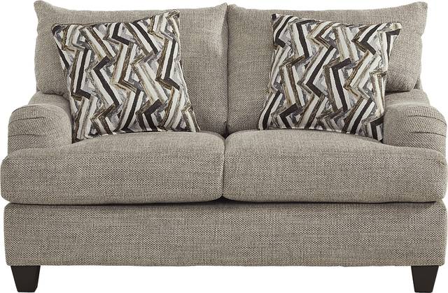 Broadmoor Gray Loveseat - Thumbnail - Image 1