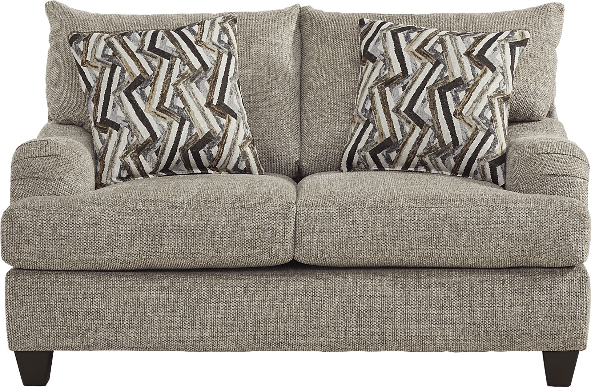 Broadmoor Gray Loveseat - Image 1