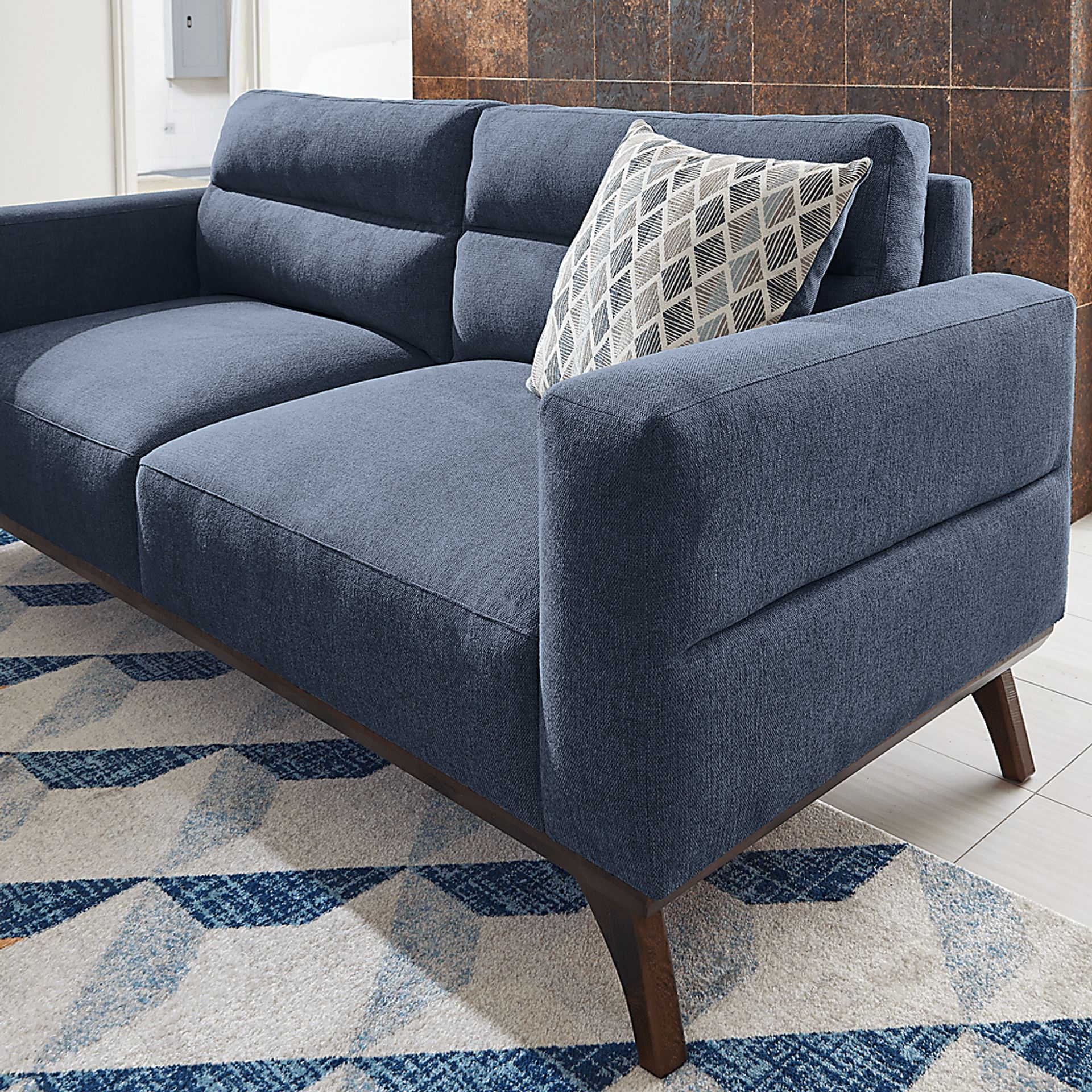 Broadview Park Navy Sofa - Image 2