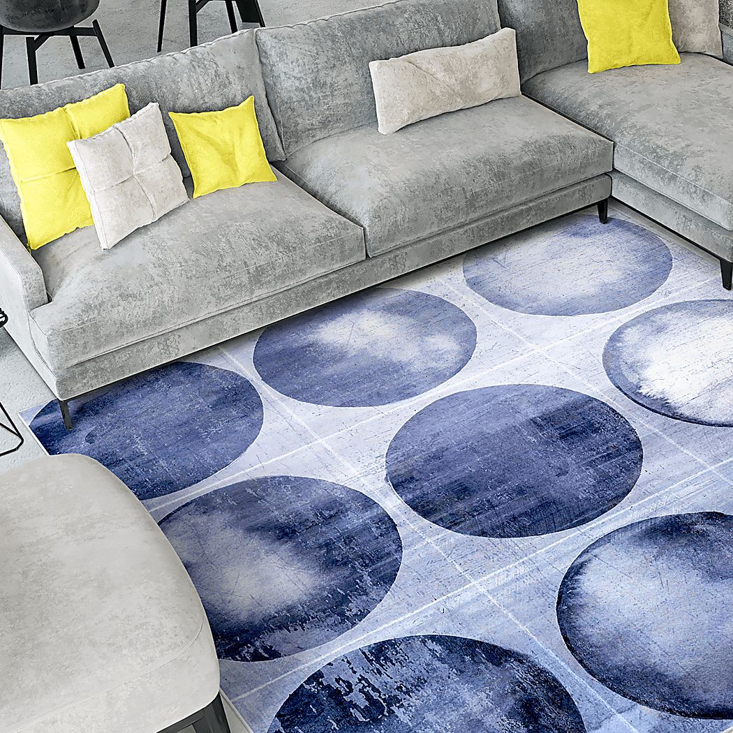 Broadwater Blue Rug - Thumbnail 4