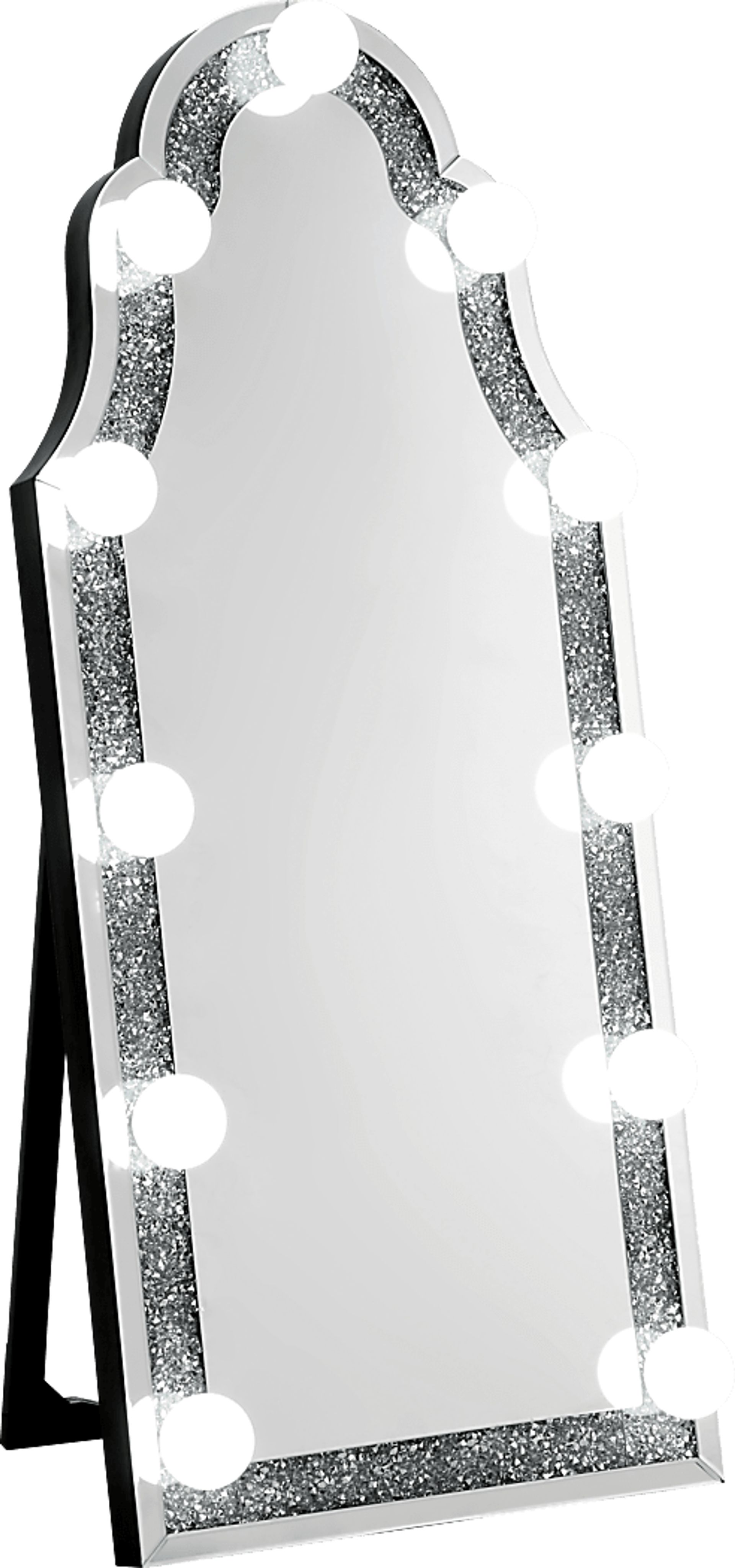 Broadwell Silver Floor Mirror - Image 1