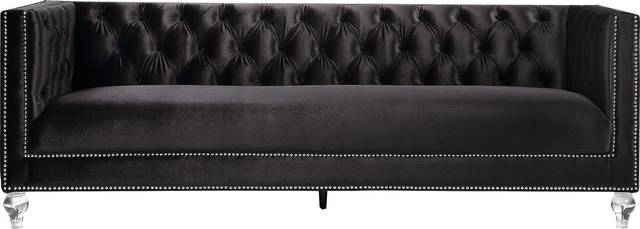 Brocadero Black Sofa - Thumbnail - Image 3