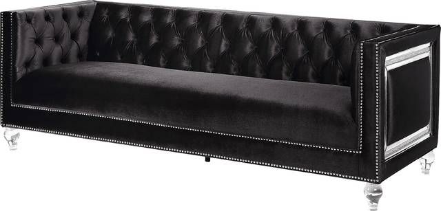 Brocadero Black Sofa - Thumbnail - Image 1