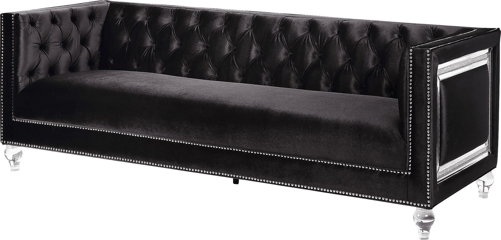 Brocadero Black Sofa - Image 1