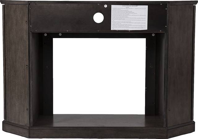 Brockdell III Brown 47 in. Console, With Smart Electric Fireplace - Thumbnail - Image 3