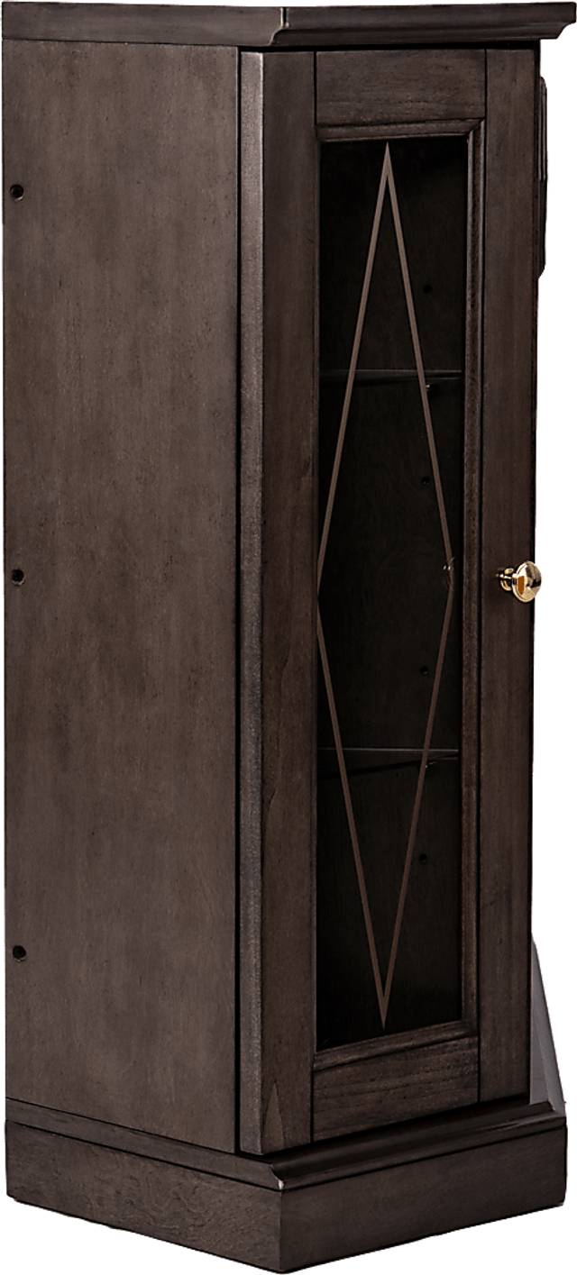 Brockdell II Brown 47 in. Console With Electric Log Fireplace - Thumbnail - Image 2