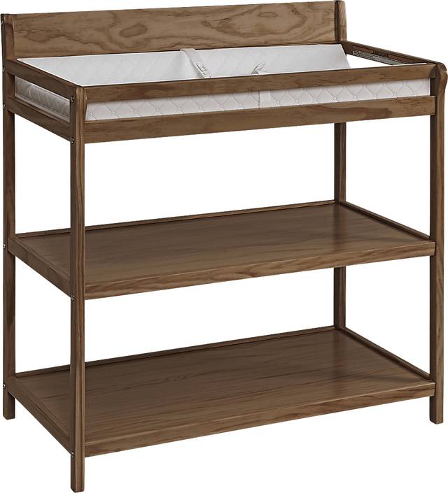 Kids Brockhill Brown Changing Table - Thumbnail - Image 1