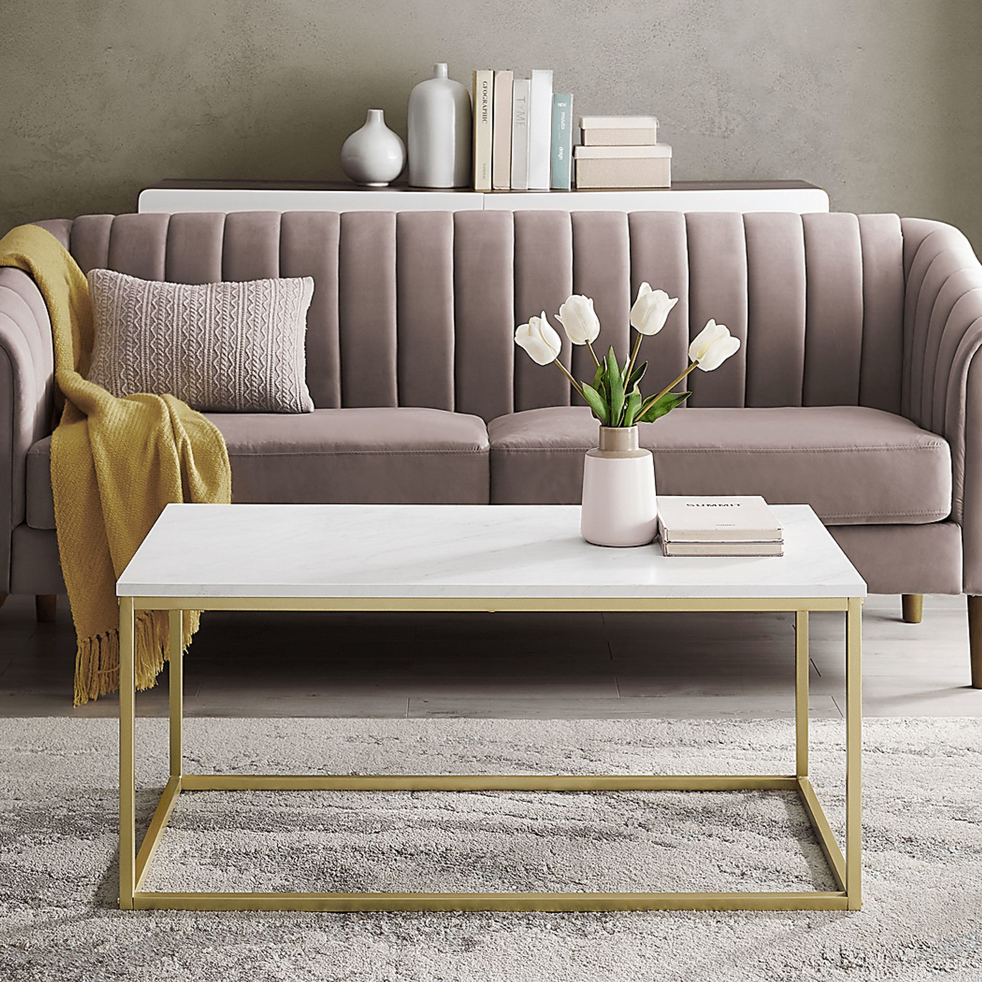 Brockwood White Cocktail Table - Image 3
