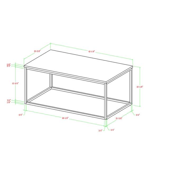 Brockwood White Cocktail Table - Thumbnail - Image 6