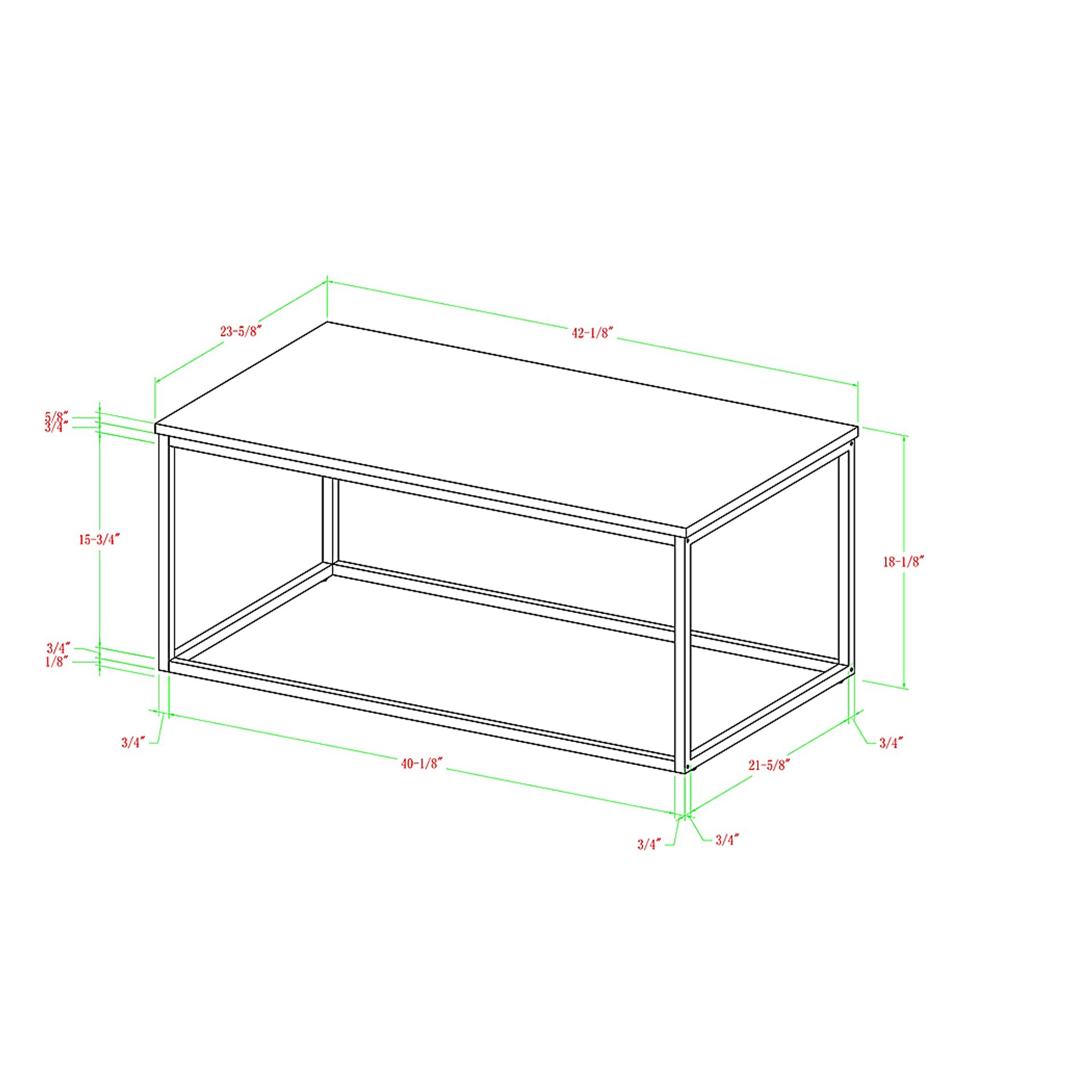 Brockwood White Cocktail Table - Image 6