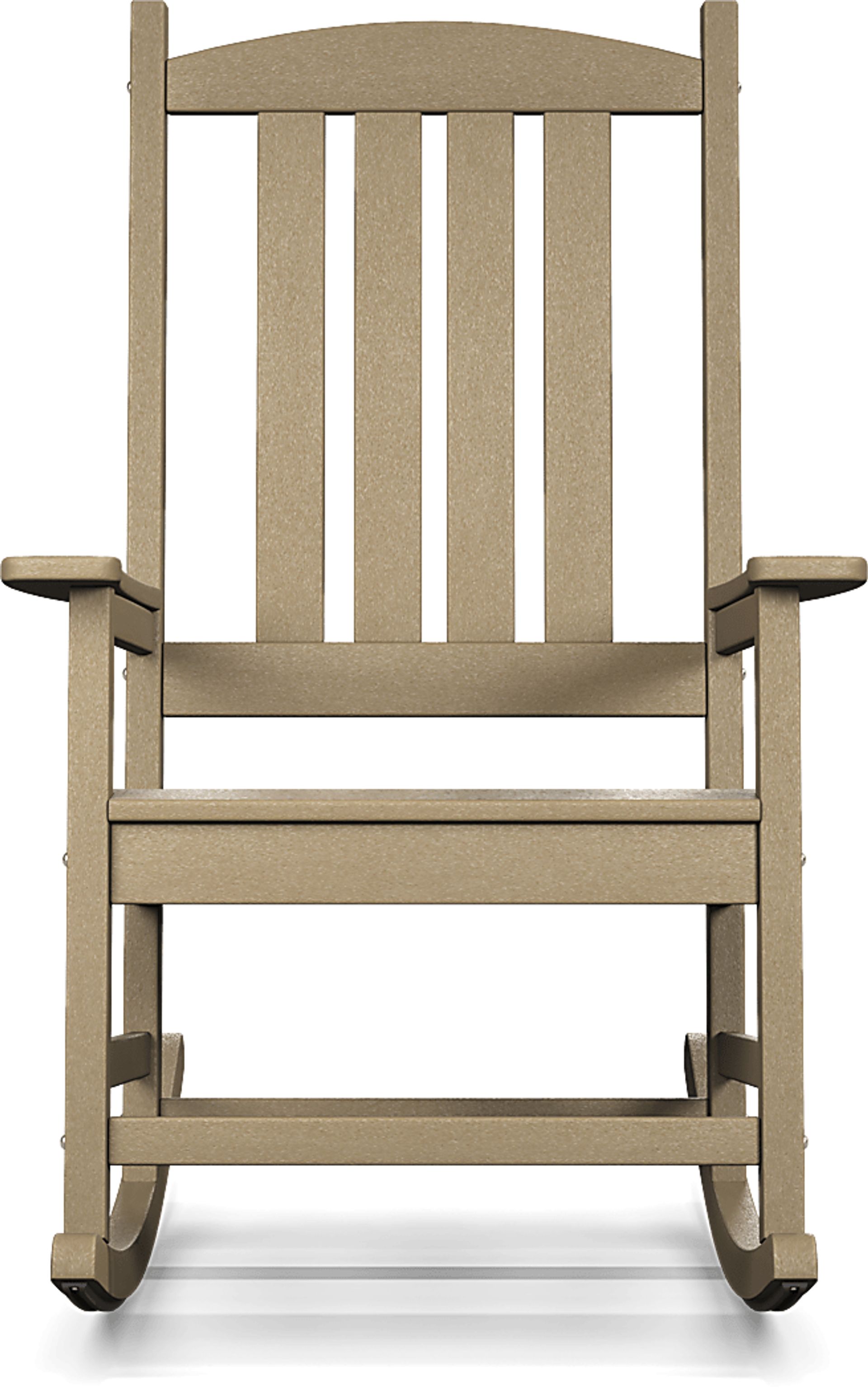 Brocky Brown Outdoor Rocking Chair - Image 2