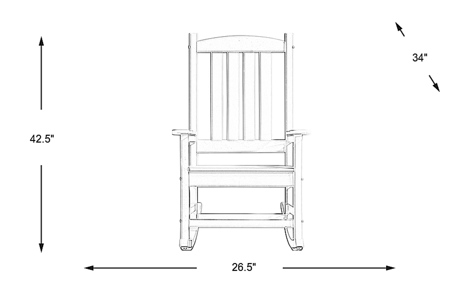 Dimension Image. Please refer to the Dimension Tab on this page for dimension details.