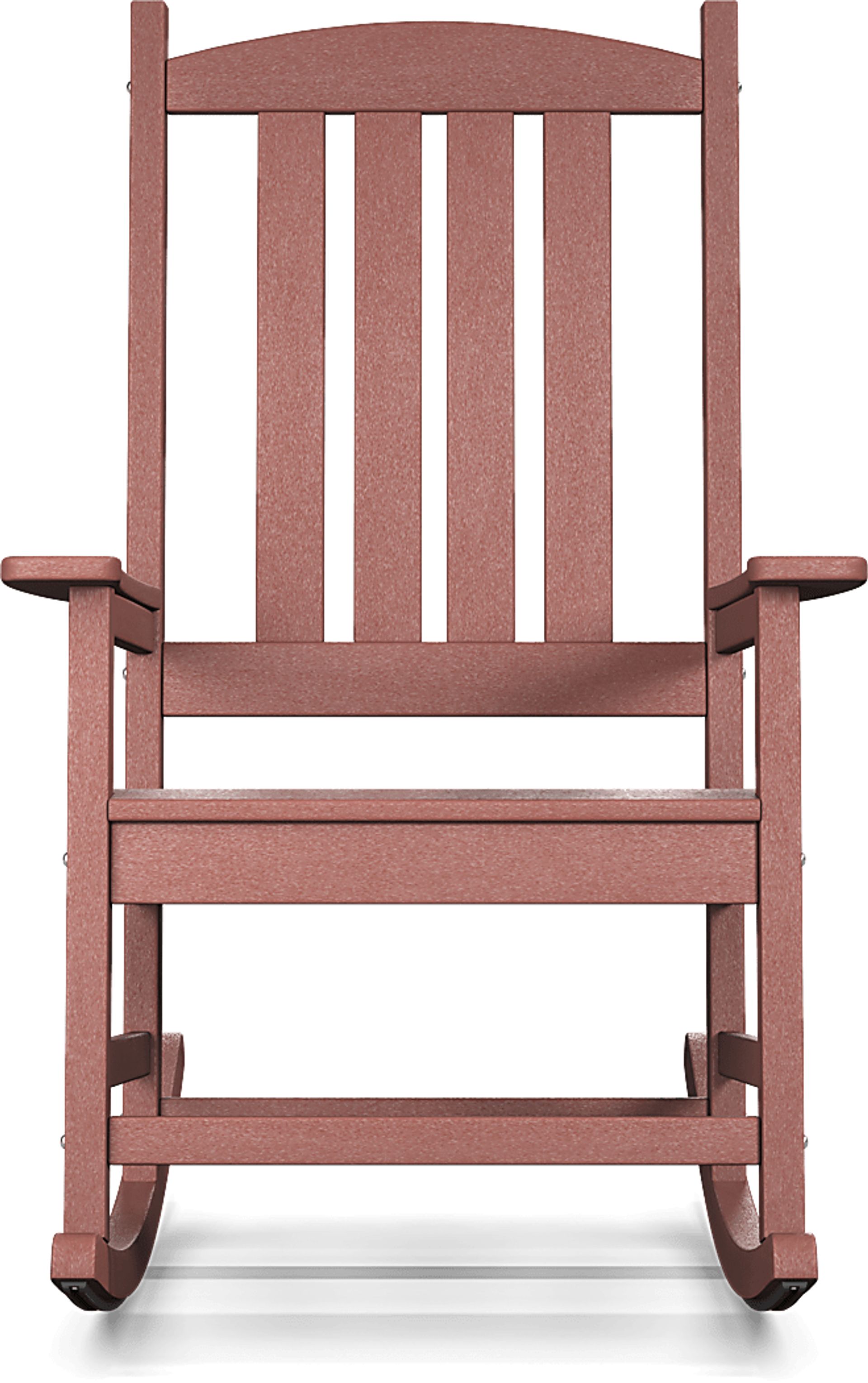 Brocky Red 3 Pc Outdoor Rocking Chair Set with End Table - Image 3