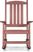 Brocky Red 3 Pc Outdoor Rocking Chair Set with End Table
