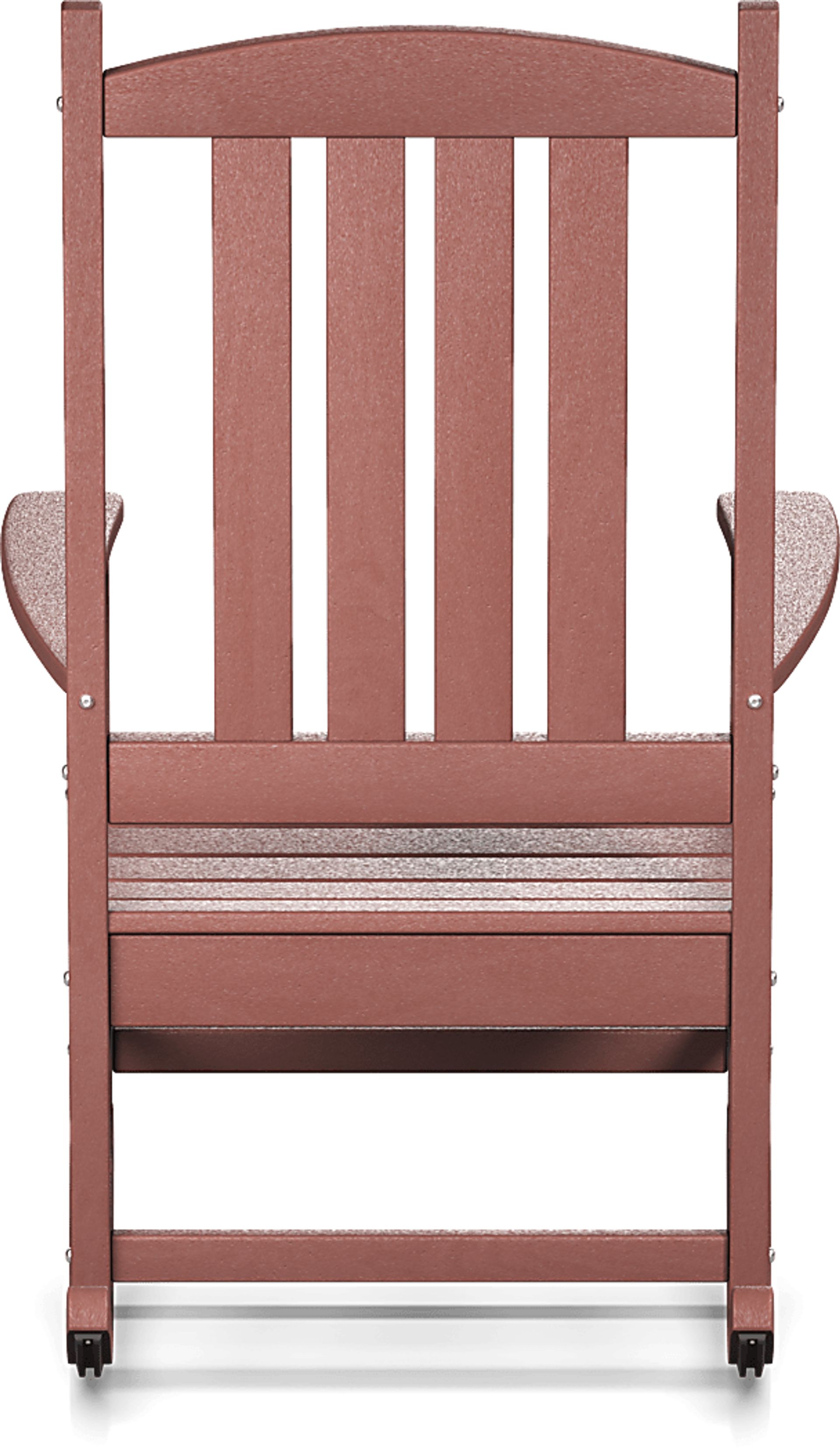 Brocky Red 3 Pc Outdoor Rocking Chair Set with End Table - Image 5