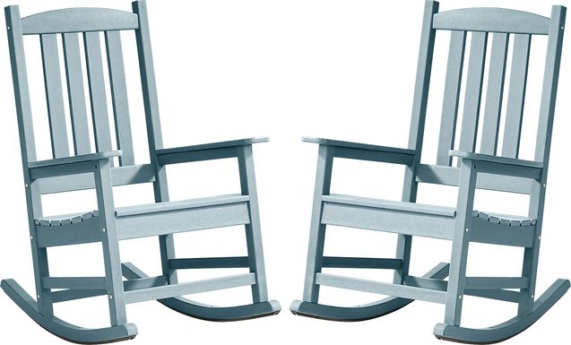 Brocky Sky Outdoor Rocking Chair, Set of Two