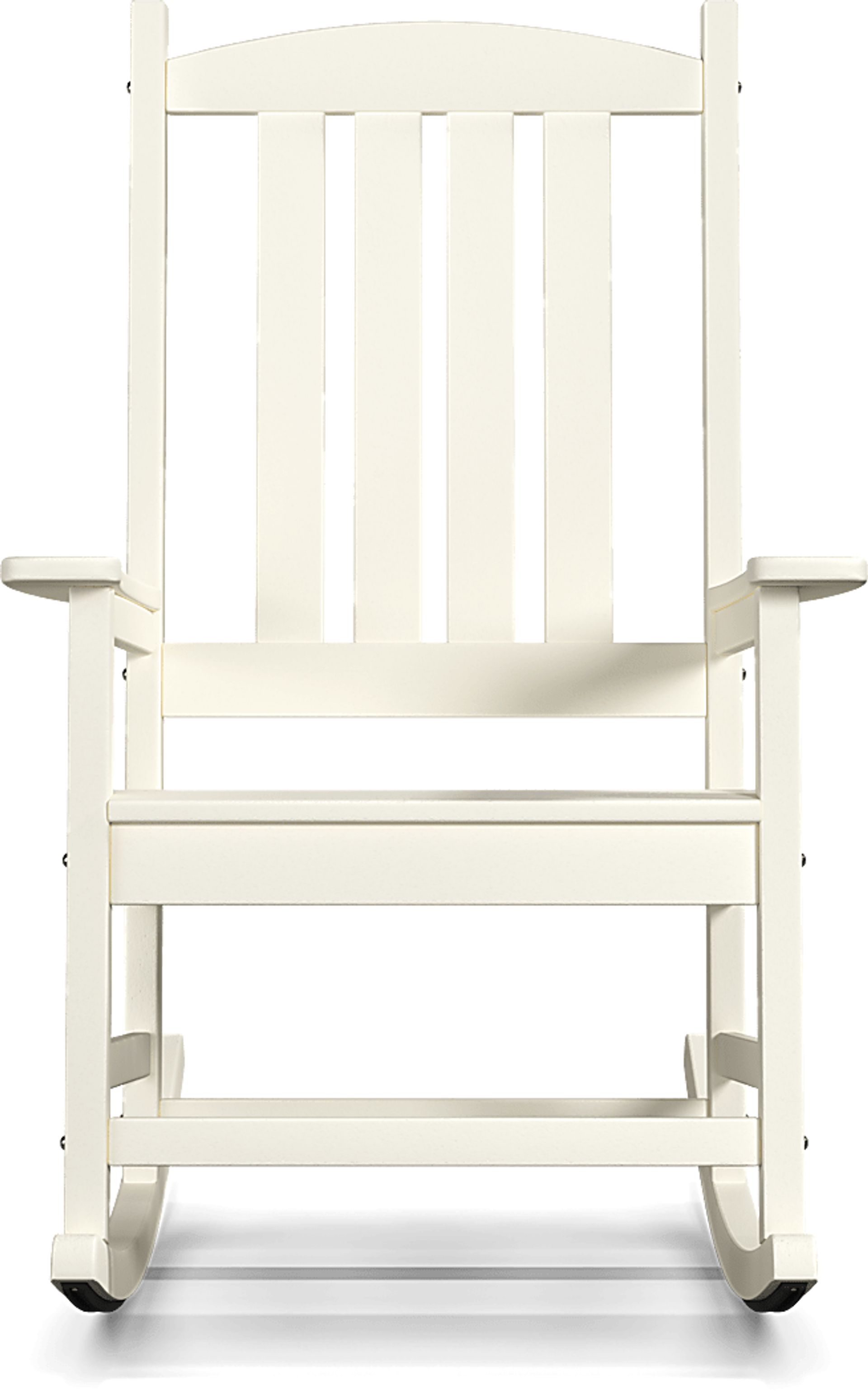 Brocky White Outdoor Rocking Chair - Image 2