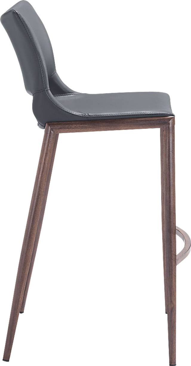 Brocton Gray Bar Height Stool, Set of 2 - Thumbnail - Image 4