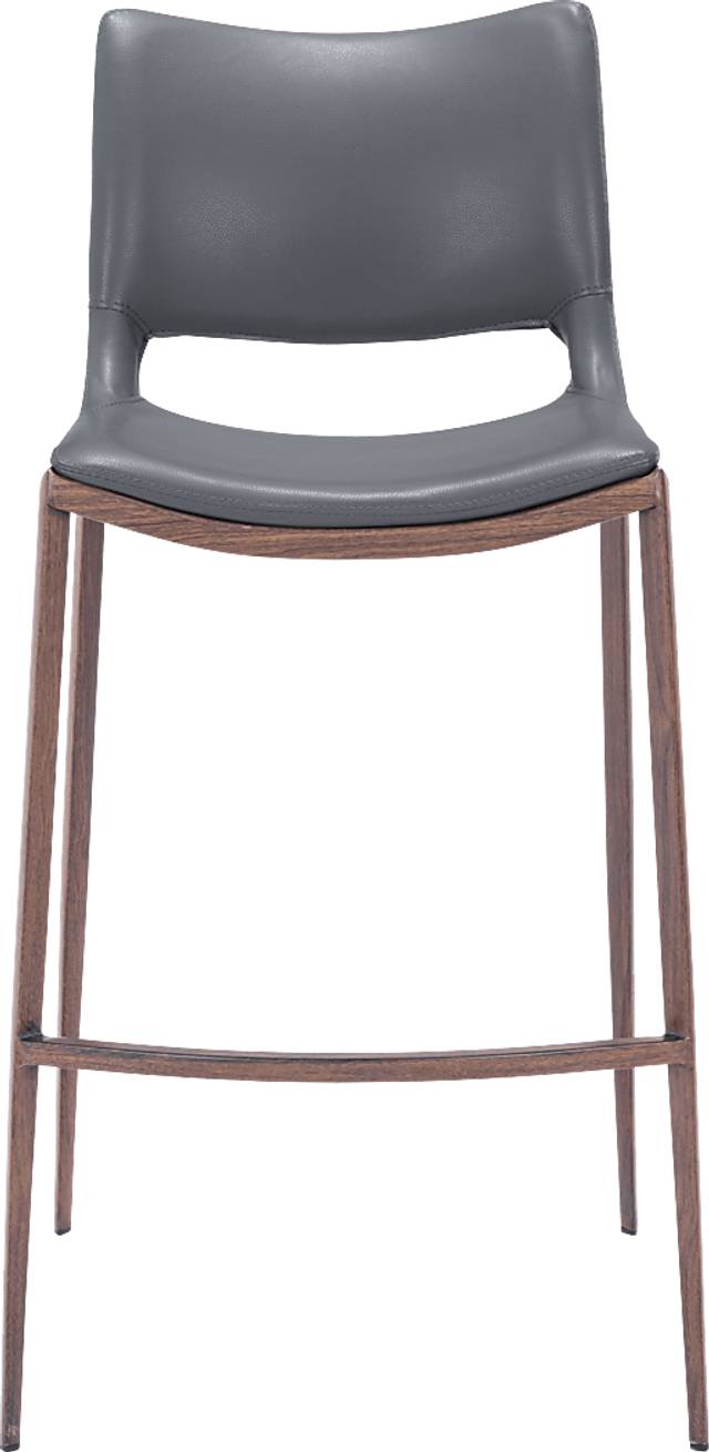 Brocton Gray Bar Height Stool, Set of 2 - Thumbnail - Image 5