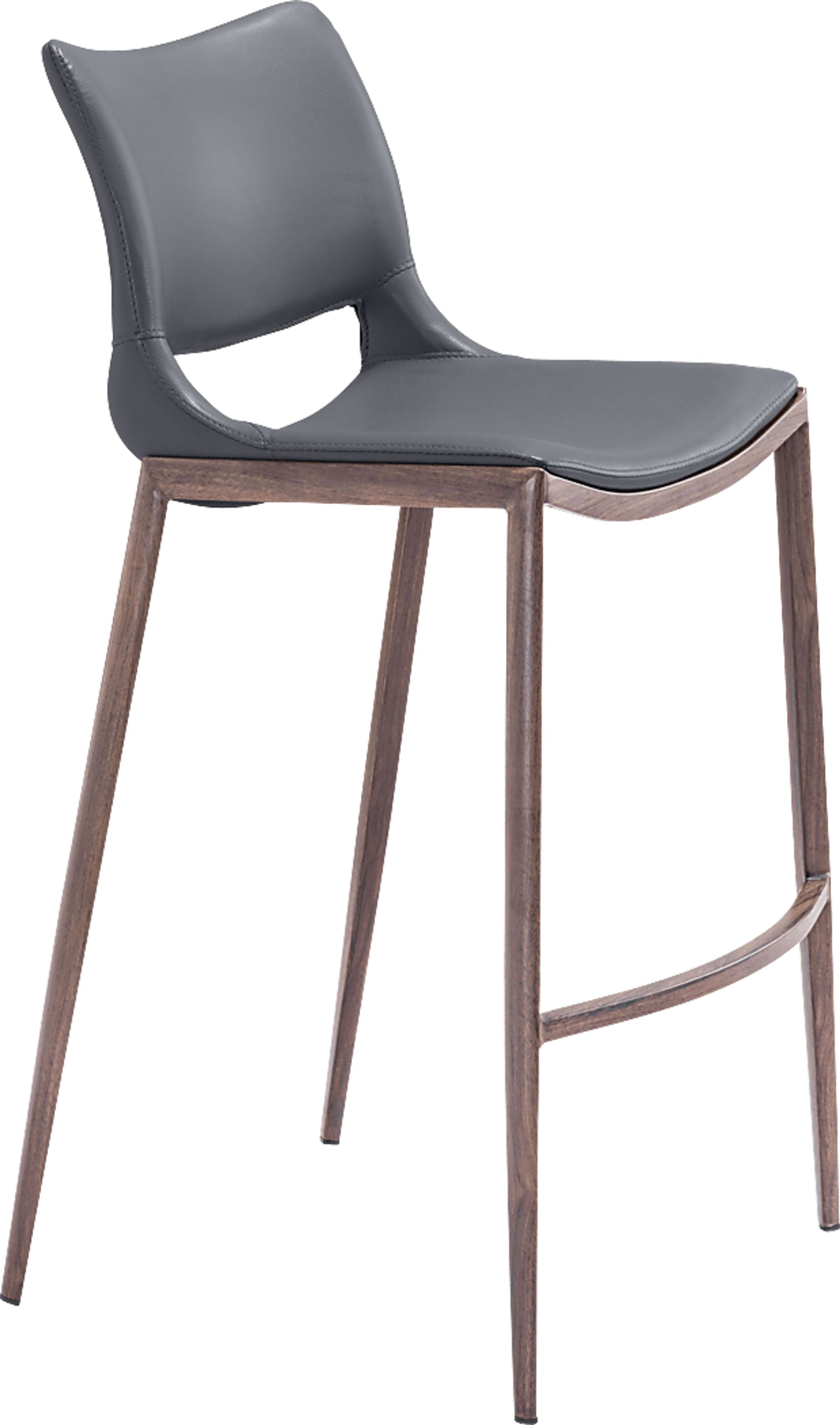 Brocton Gray Bar Height Stool, Set of 2 - Image 8