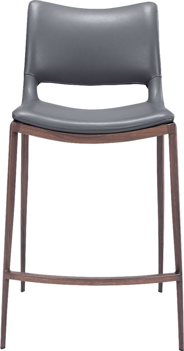 Brocton Gray Counter Height Stool, Set of 2 - Thumbnail - Image 4
