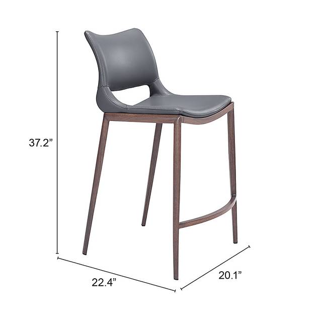 Brocton Gray Counter Height Stool, Set of 2 - Thumbnail - Image 8