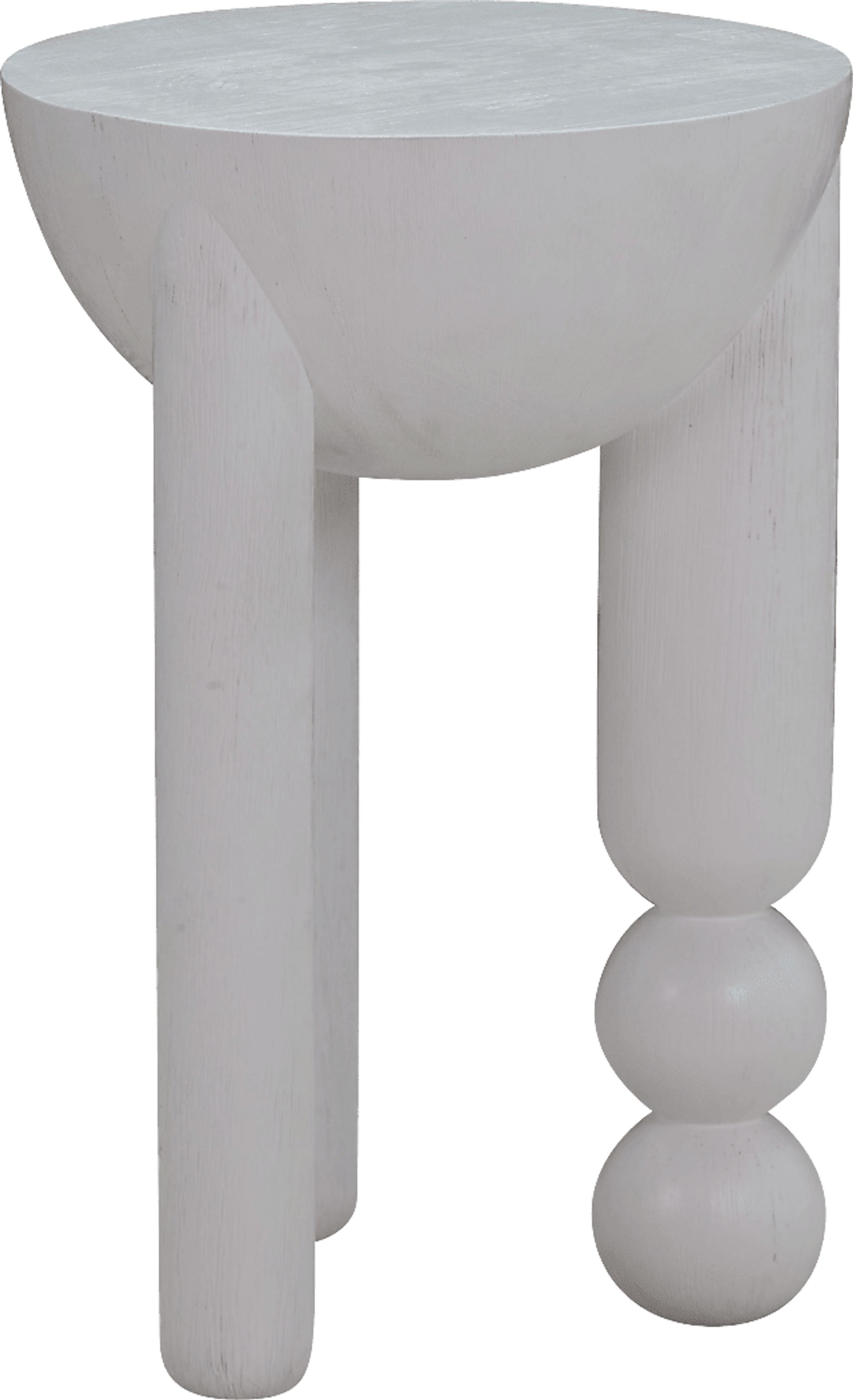 Brodiea White End Table - Image 4