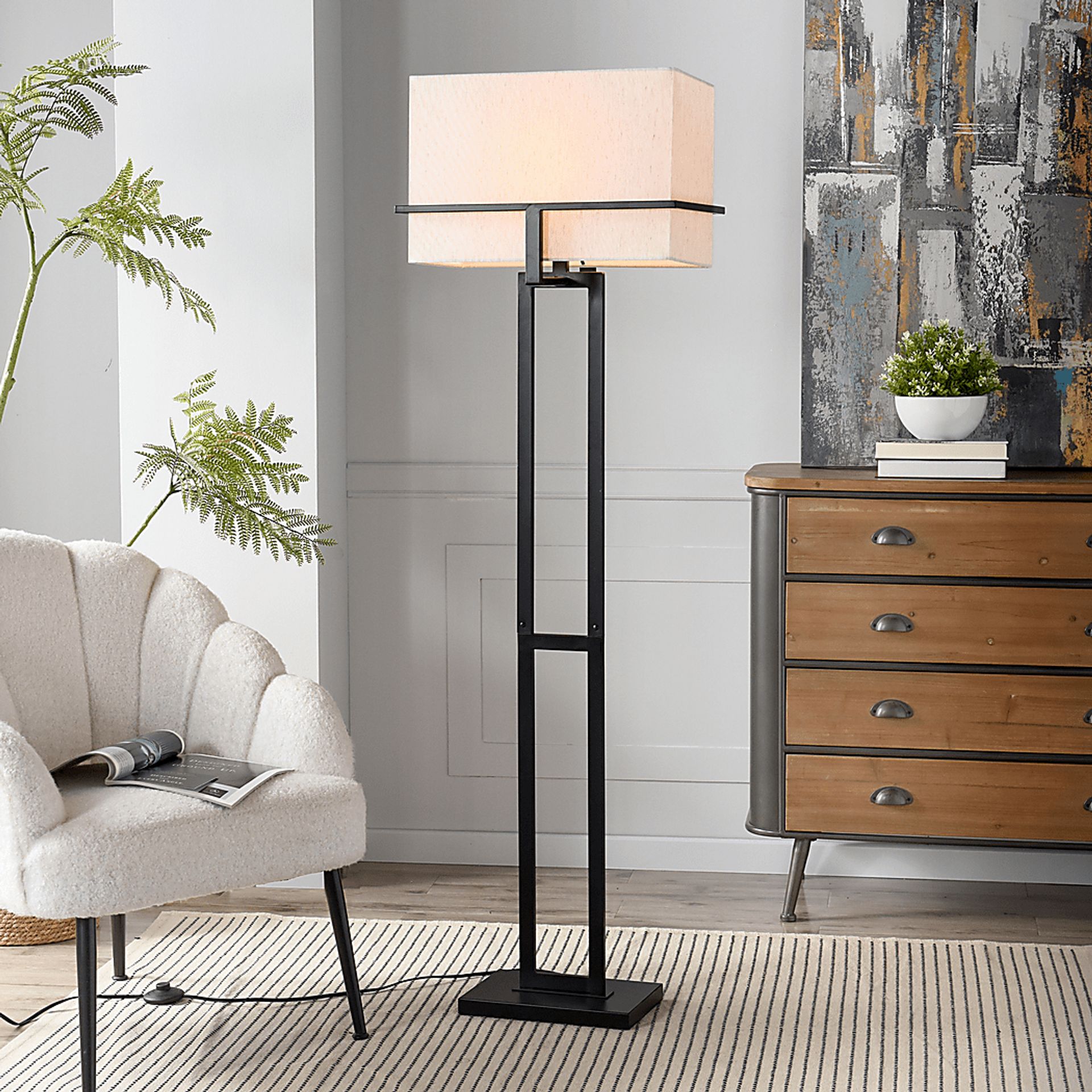 Brodin Black Floor Lamp - Image 2