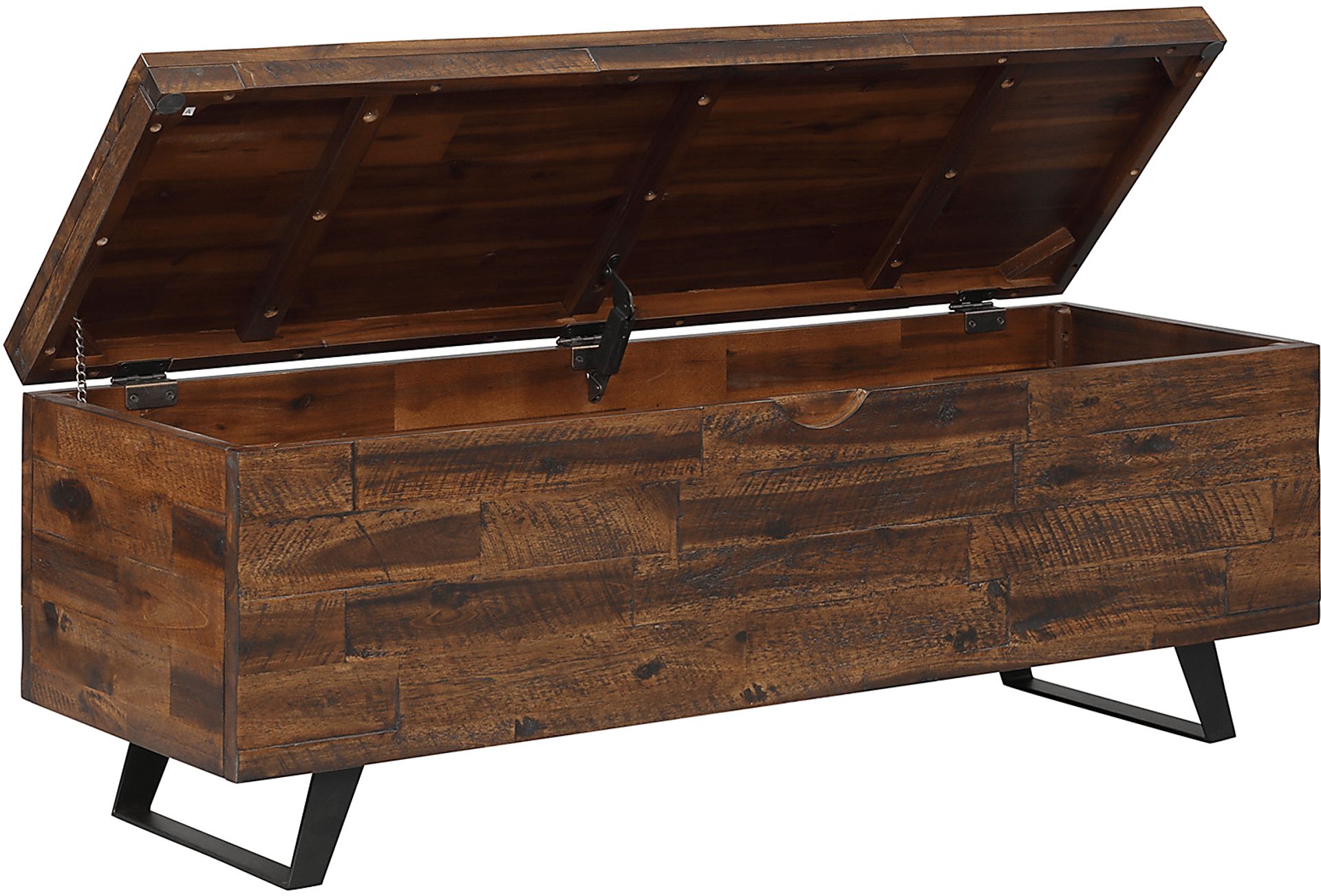 Brodnex Brown Storage Trunk - Image 2