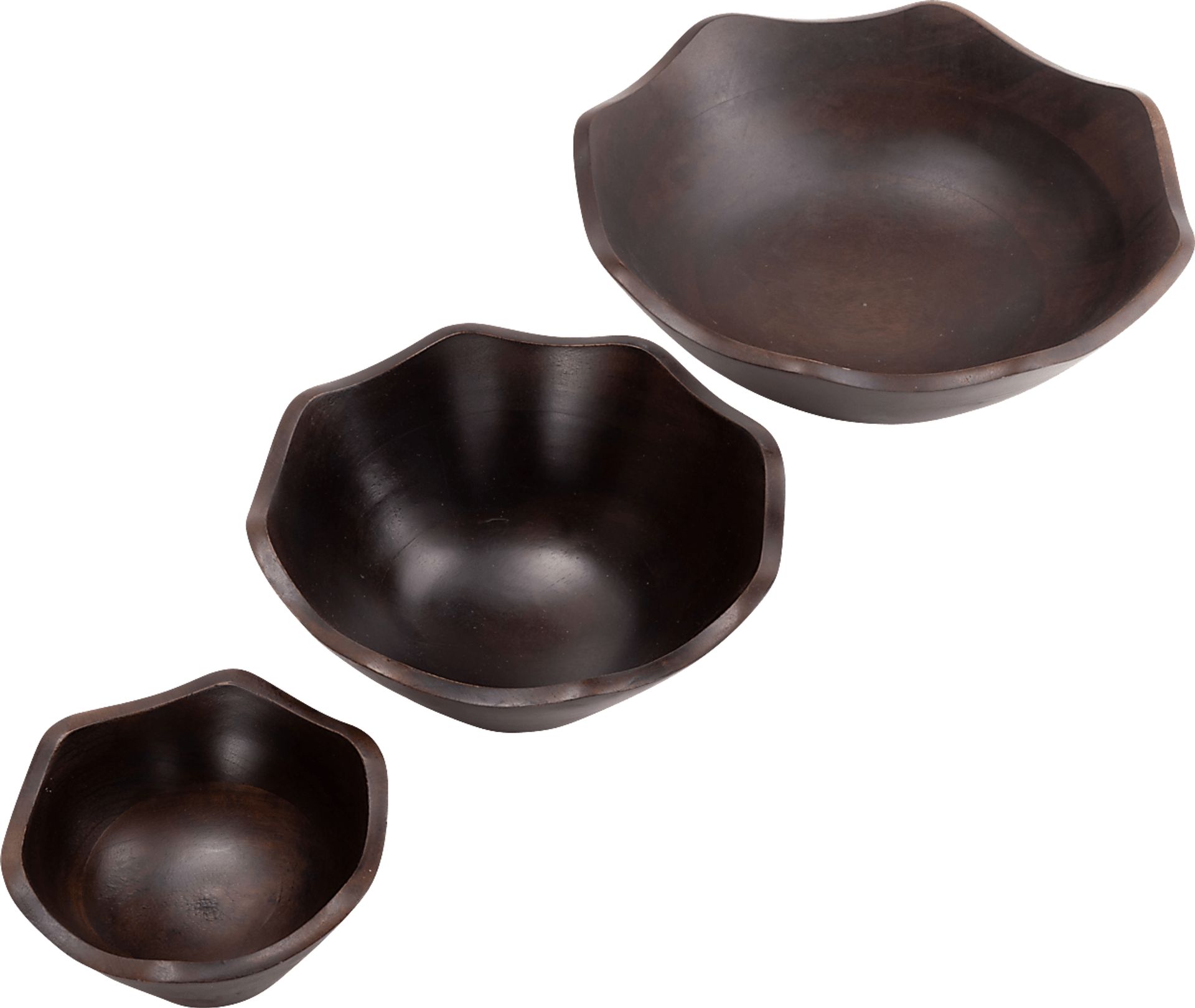 Brodyn Dark Brown Bowl, Set of 3 - Image 5