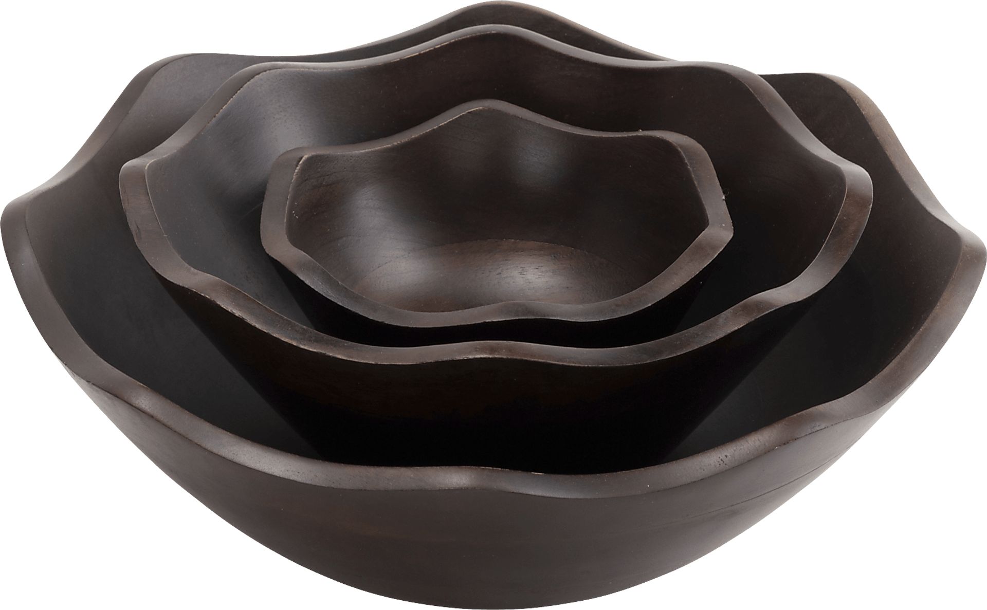 Brodyn Dark Brown Bowl, Set of 3 - Image 8