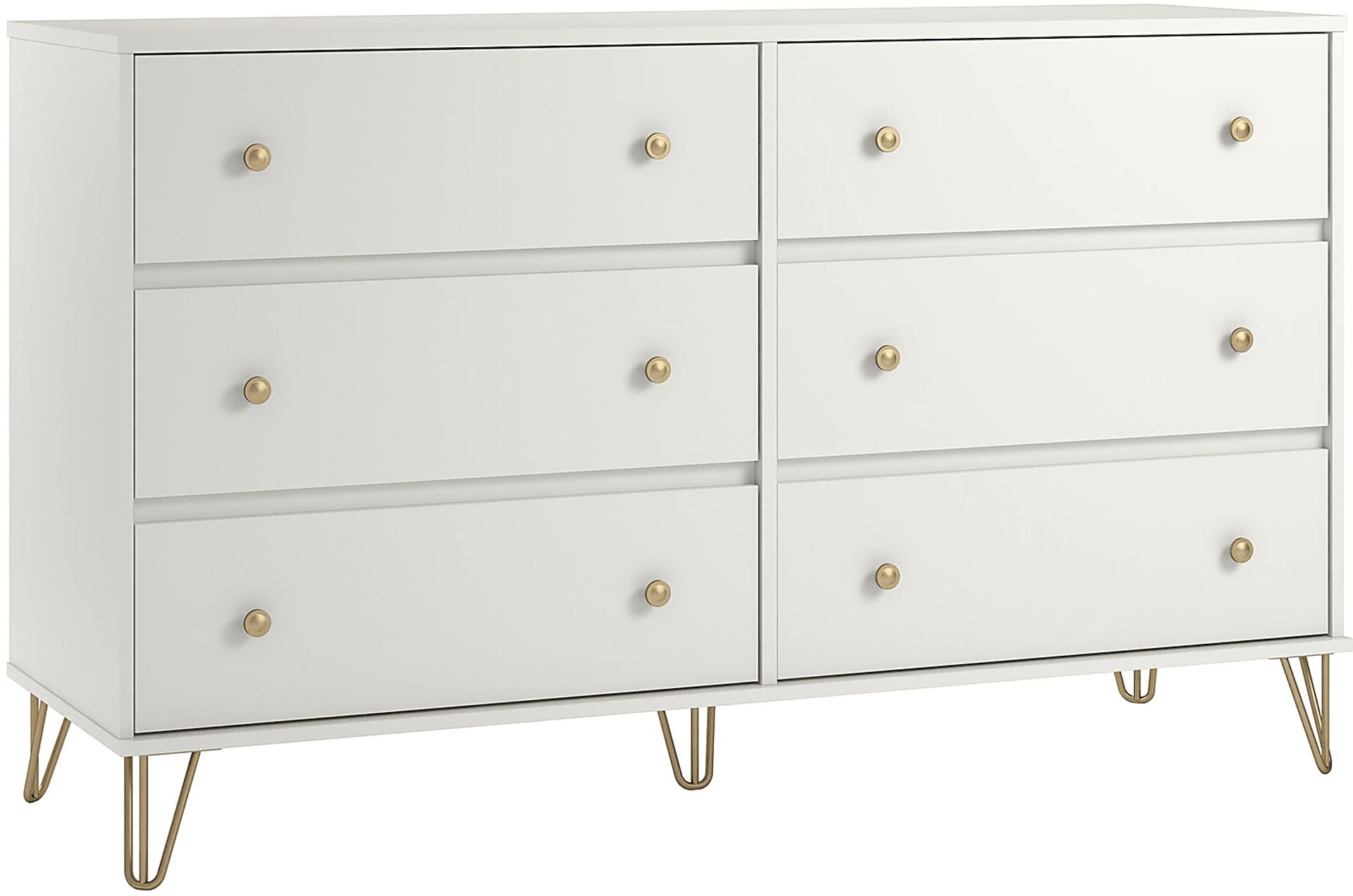 Brogden White 6 Drawer Dresser - Image 3