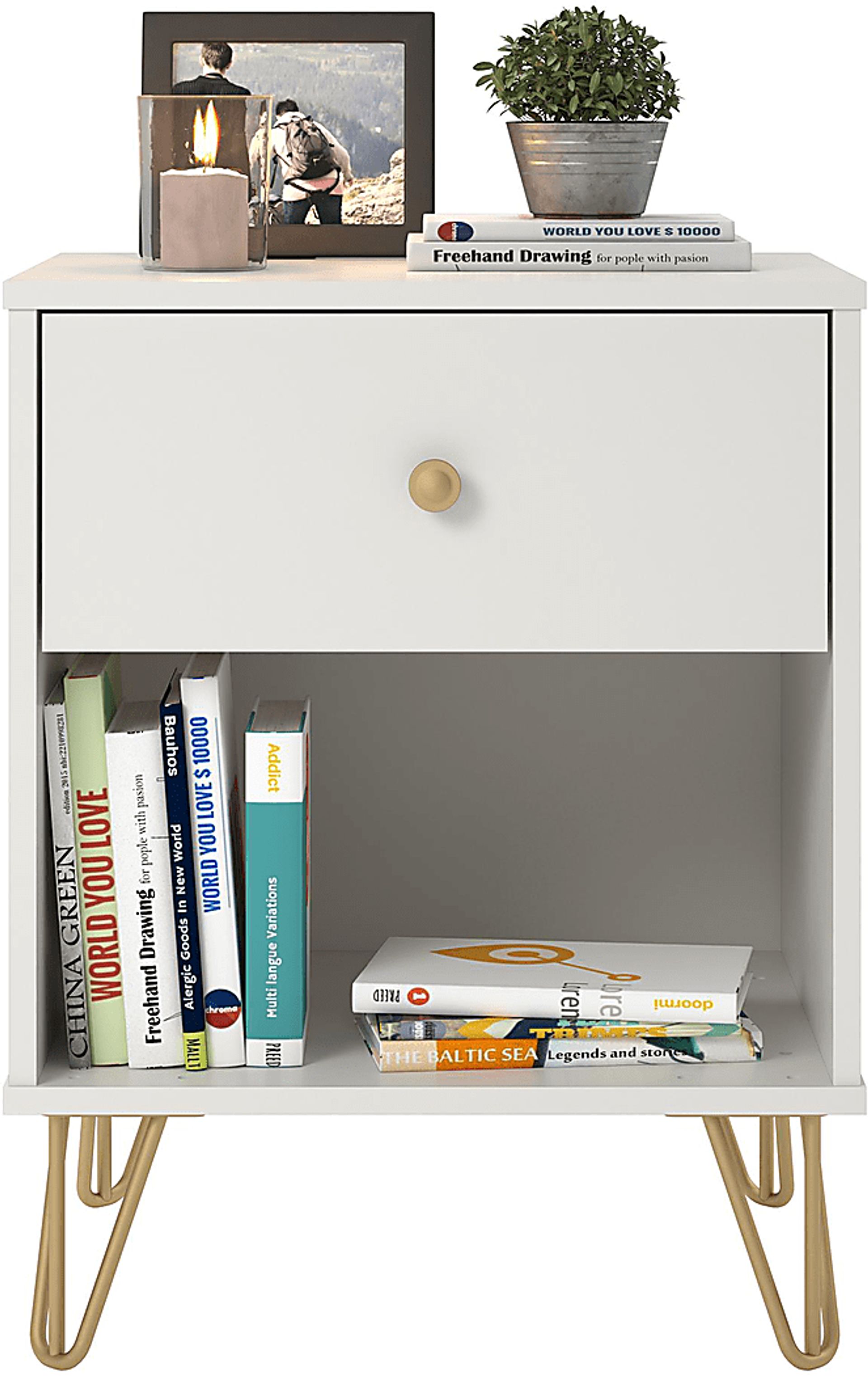 Brogden White Nightstand - Image 7