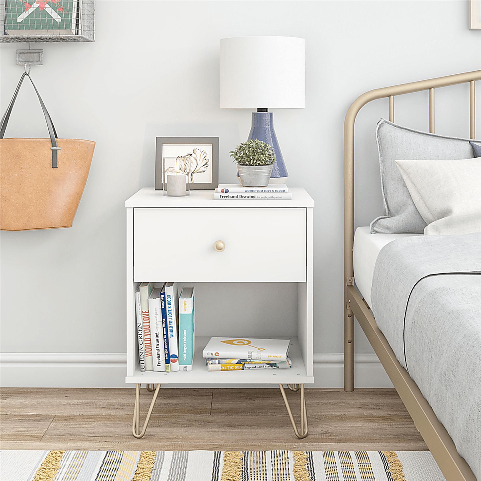 Brogden White Nightstand - Image 8