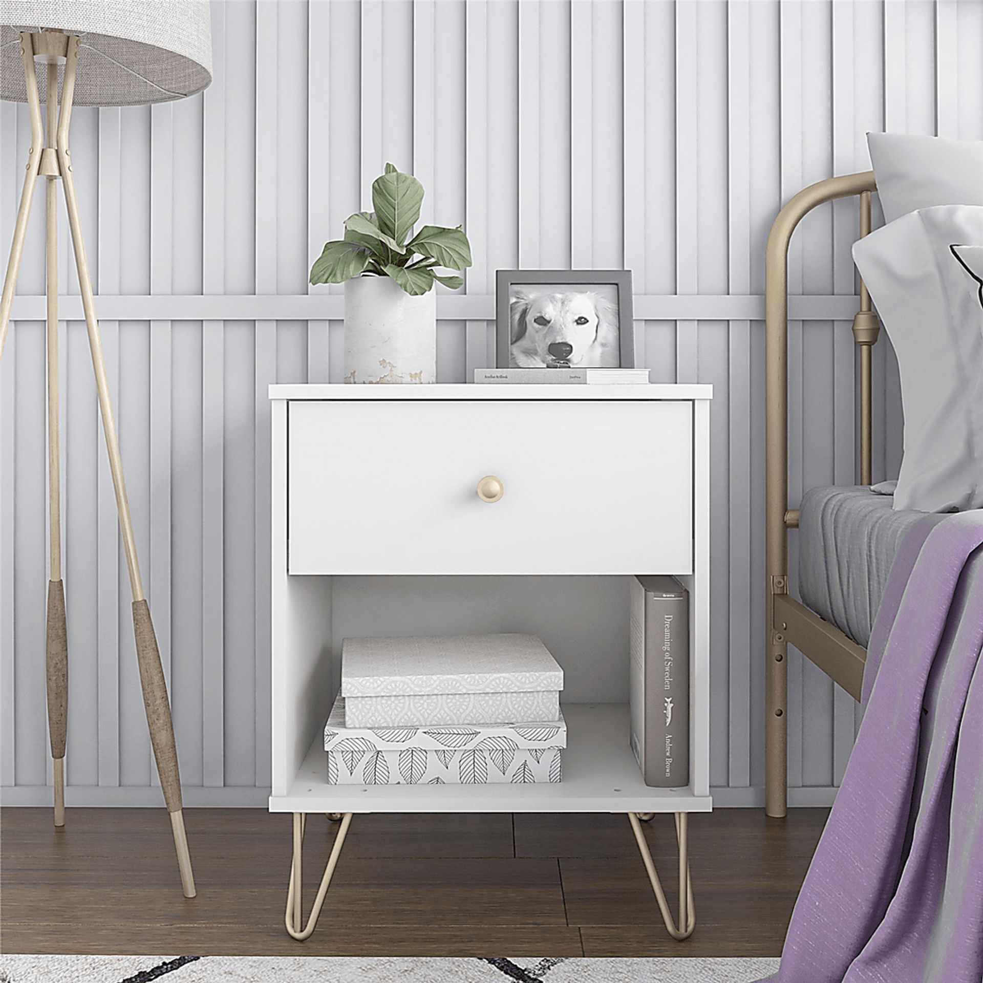 Brogden White Nightstand - Image 10
