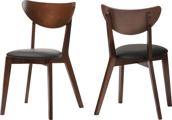 Brokenshoe Brown Dining Chair, Set of 2
