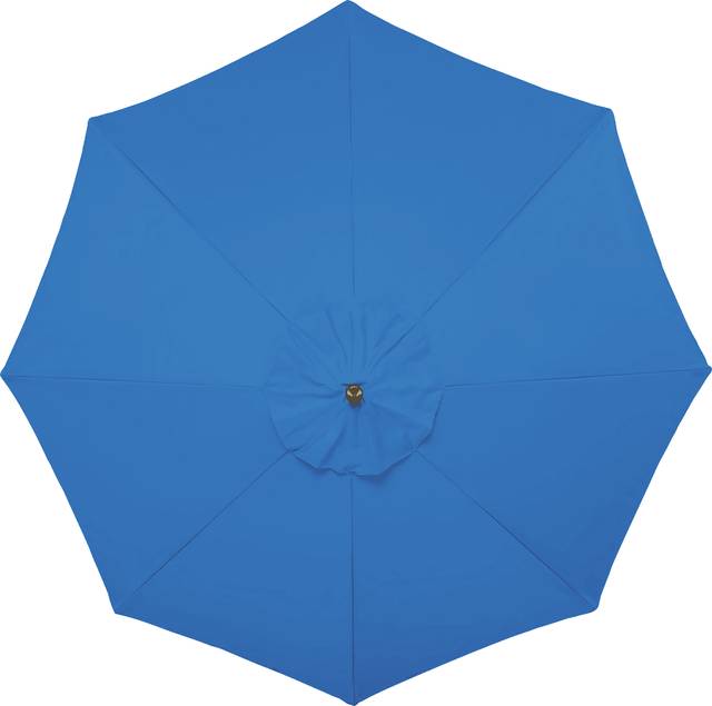 Brolly 9' Octagon Outdoor Blue Umbrella - Thumbnail - Image 3