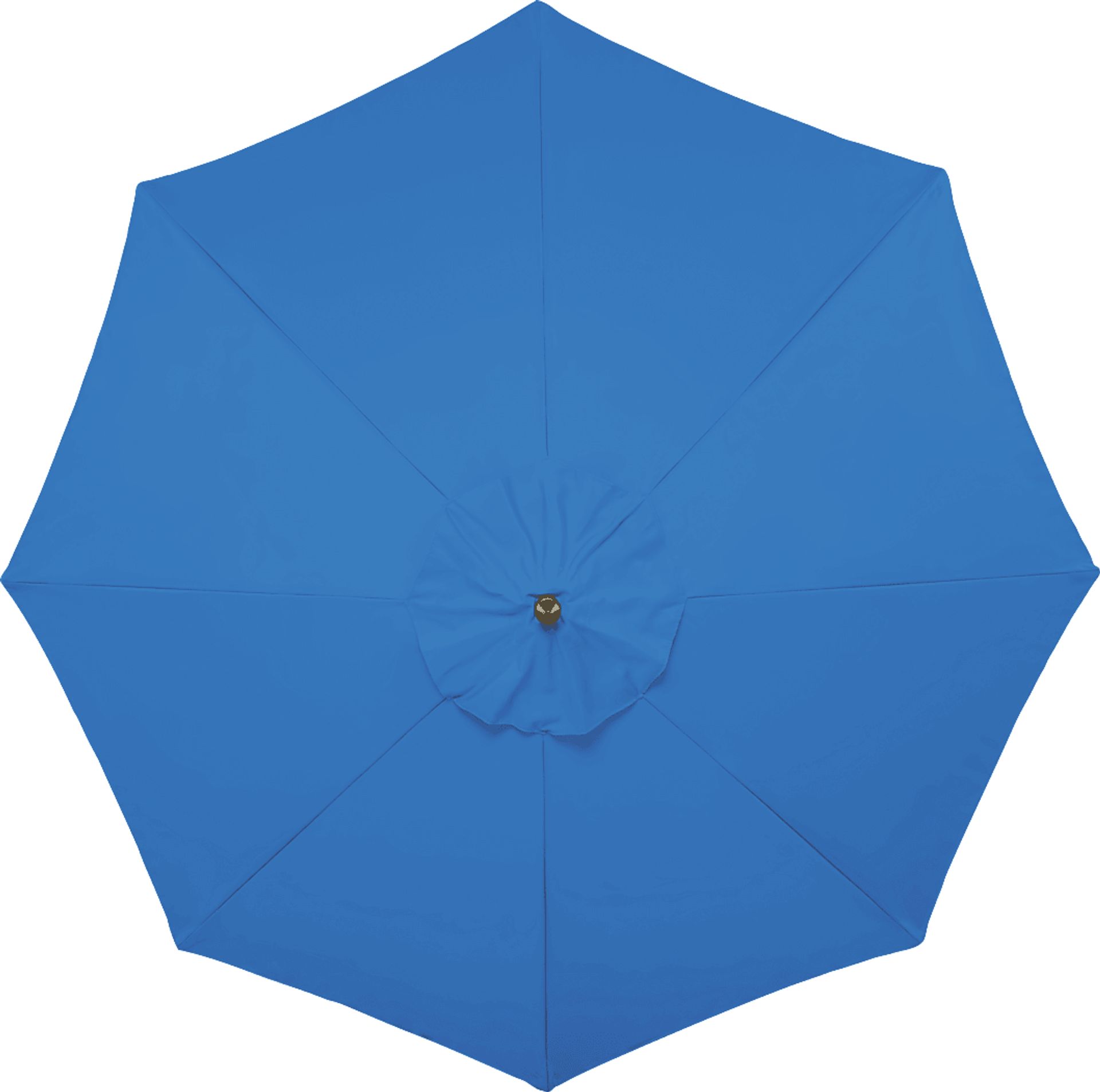 Brolly 9' Octagon Outdoor Blue Umbrella - Image 3