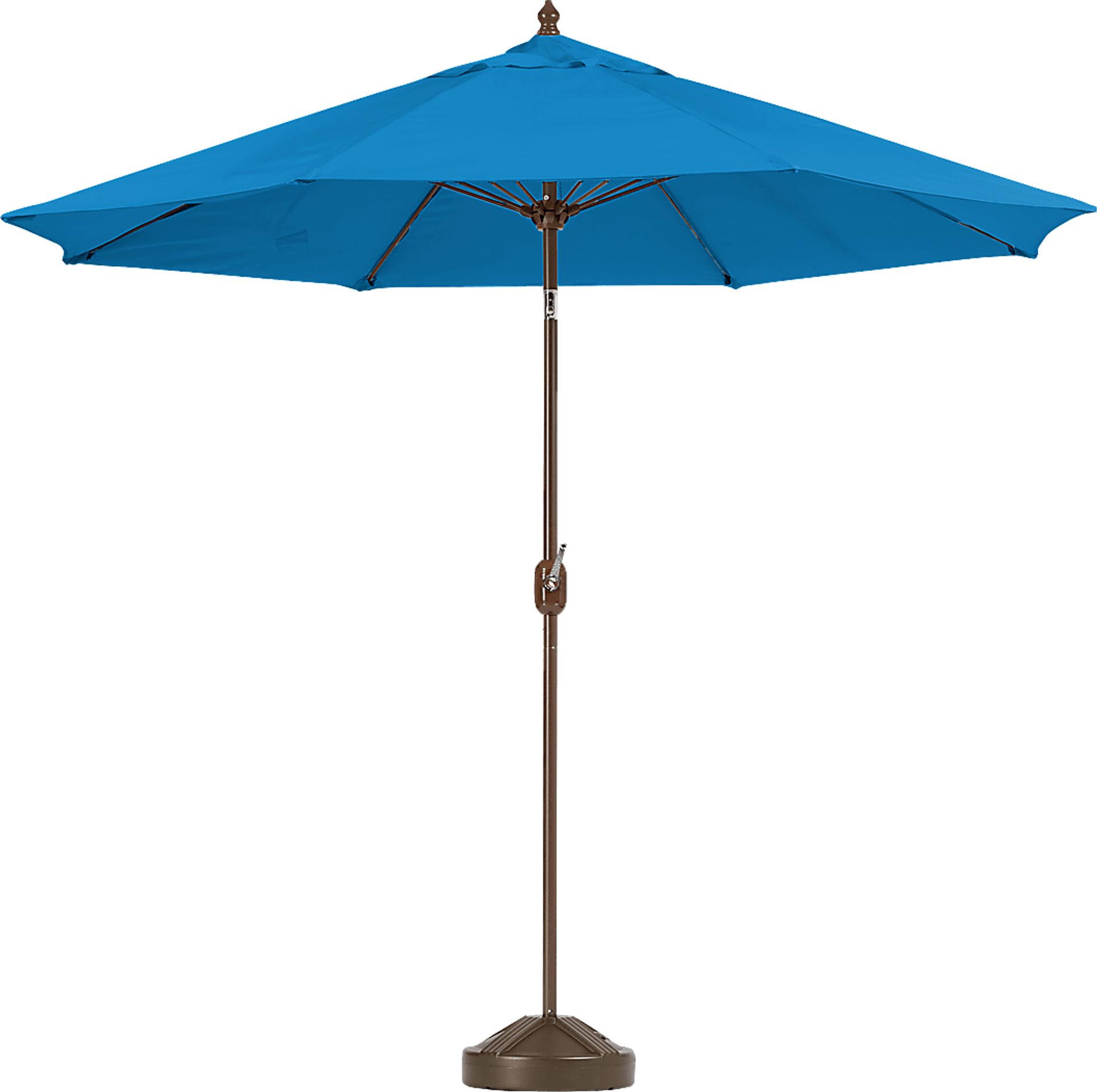 Brolly 9' Octagon Outdoor Blue Umbrella - Image 1