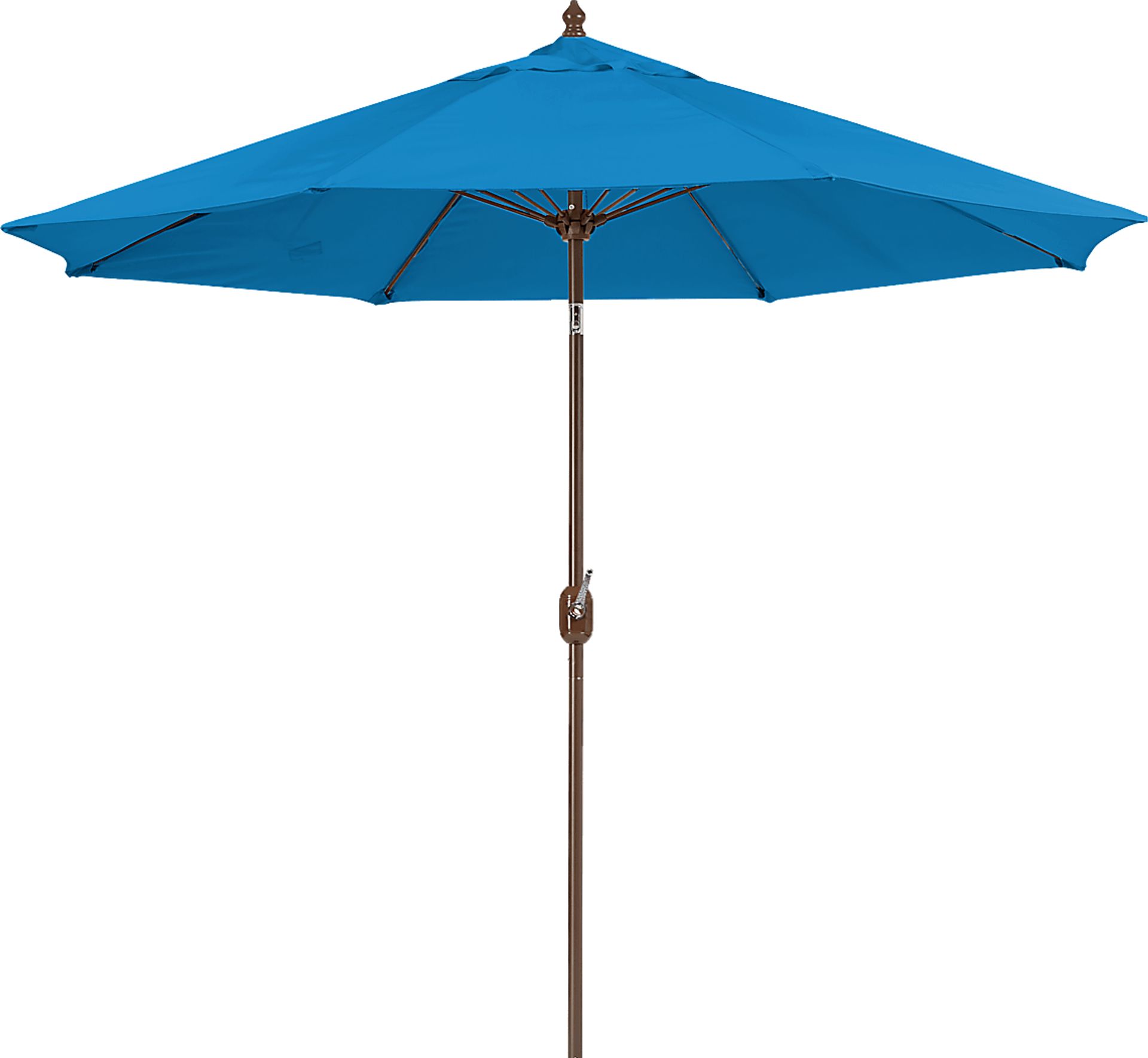 Brolly 9' Octagon Outdoor Blue Umbrella - Image 1