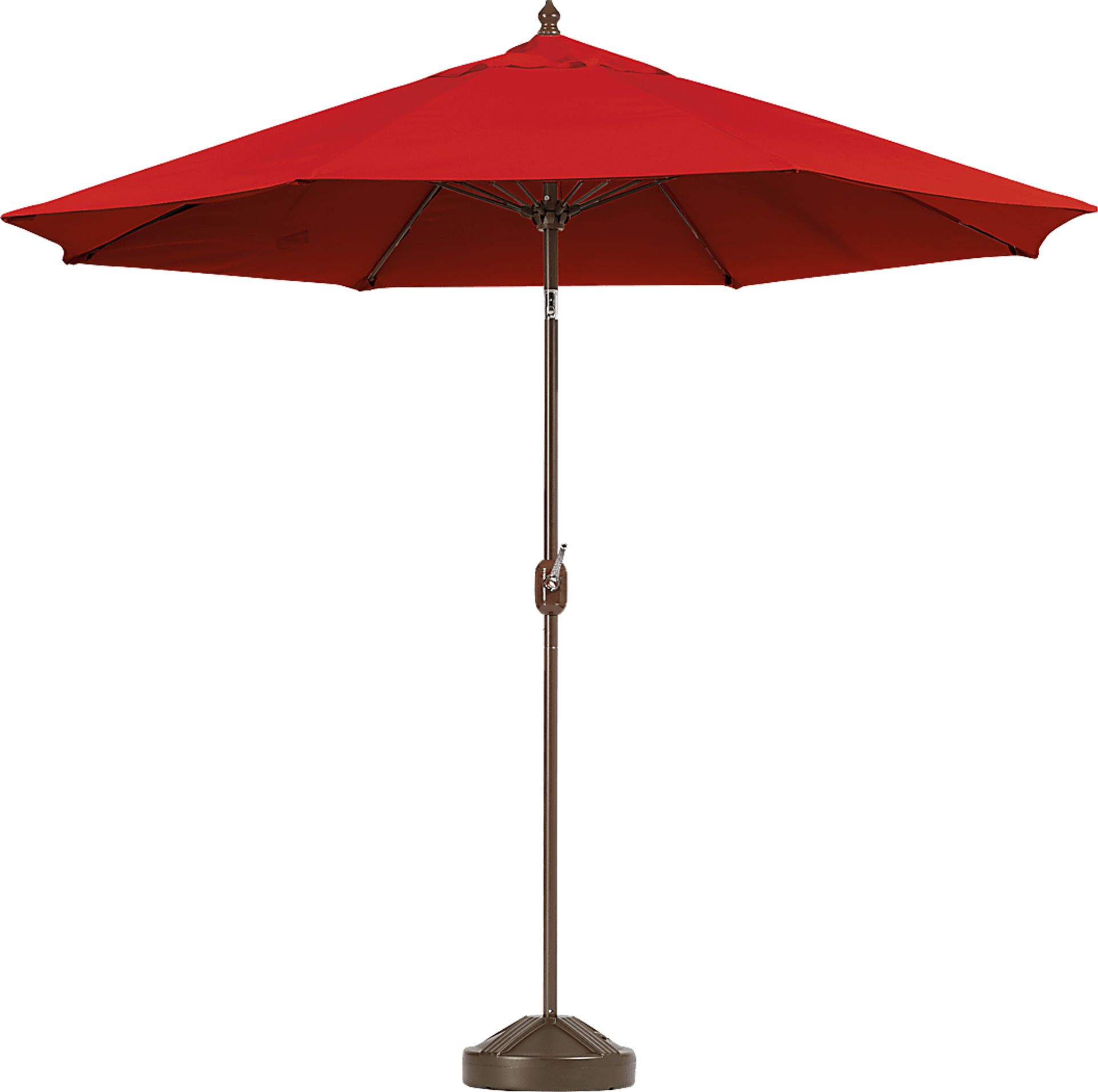 Brolly 9' Octagon Outdoor Cardinal Umbrella - Image 1
