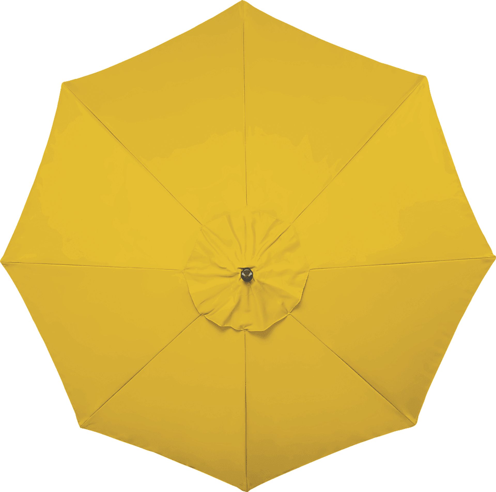 Brolly 9' Octagon Outdoor Lemon Umbrella - Image 3