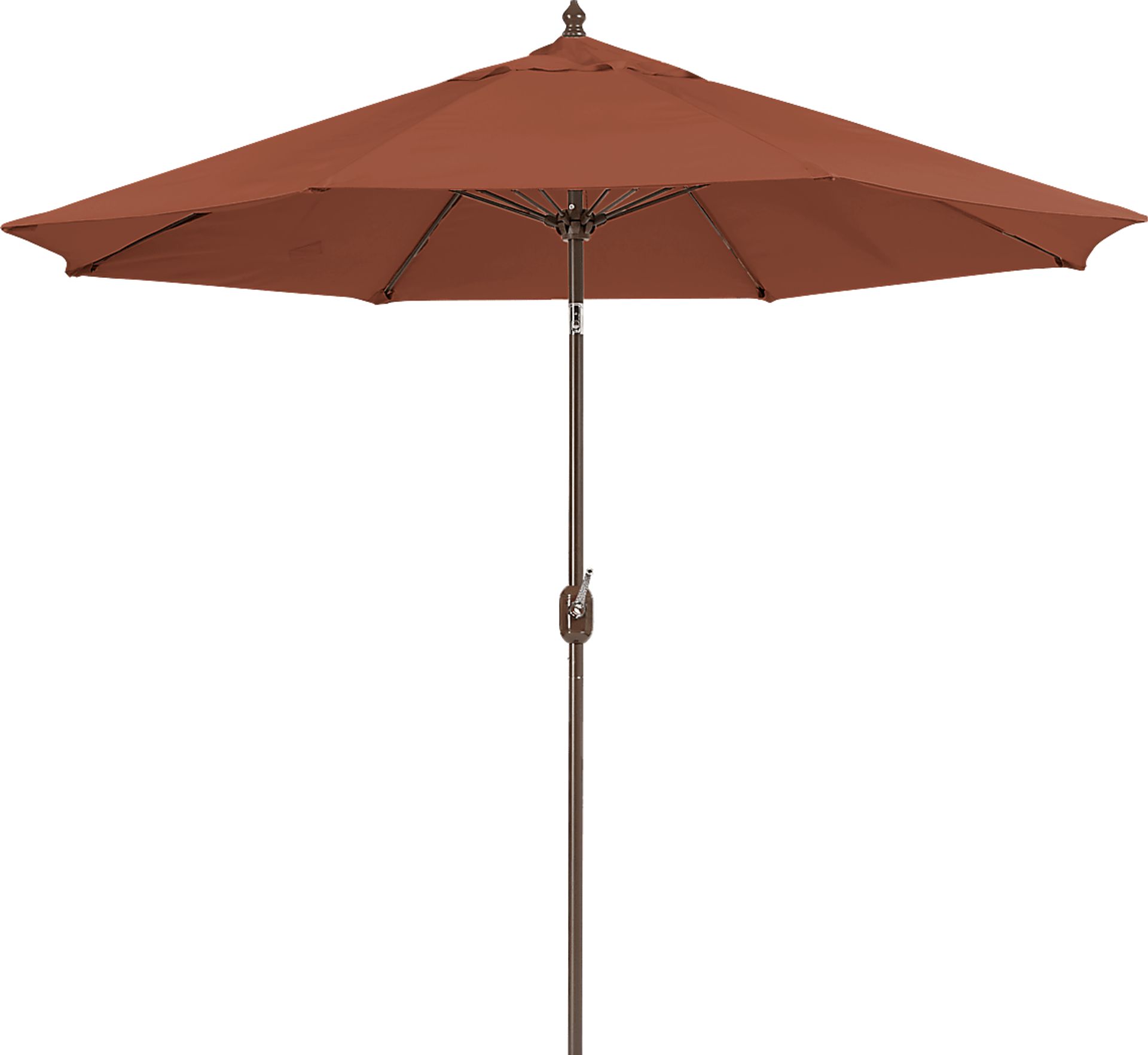 Brolly 9' Octagon Outdoor Rust Umbrella - Image 1