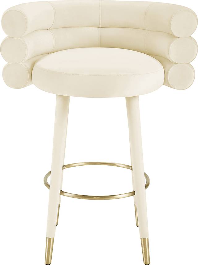 Bromelia Cream Barstool - Thumbnail - Image 3