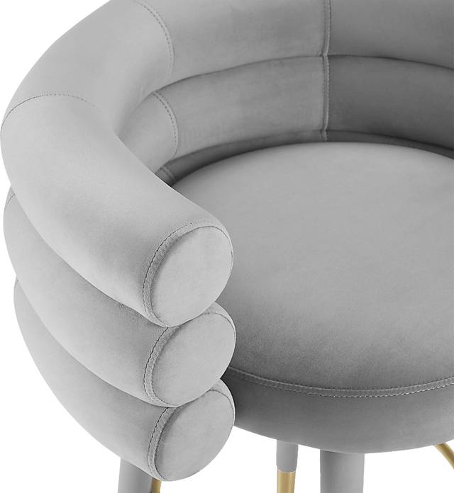 Bromelia Gray Barstool - Thumbnail - Image 4