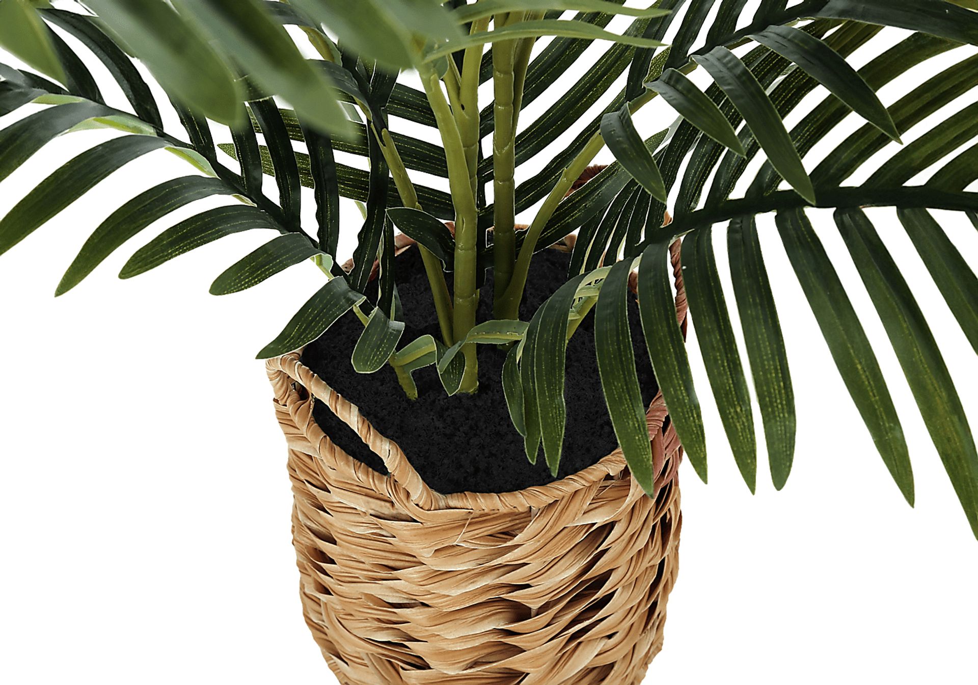 Bromeliad Green Artificial Palm Plant - Image 3
