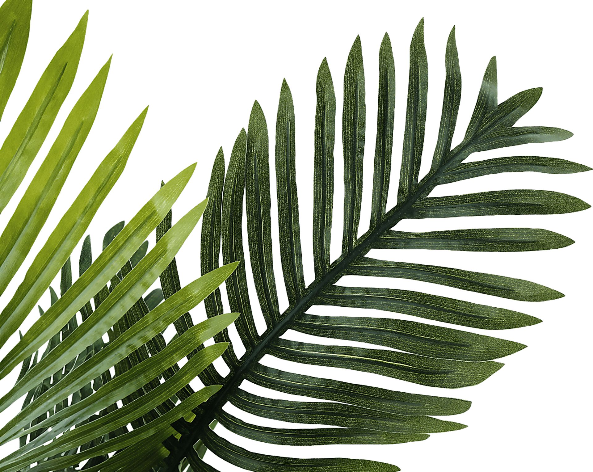 Bromeliad Green Artificial Palm Plant - Image 4