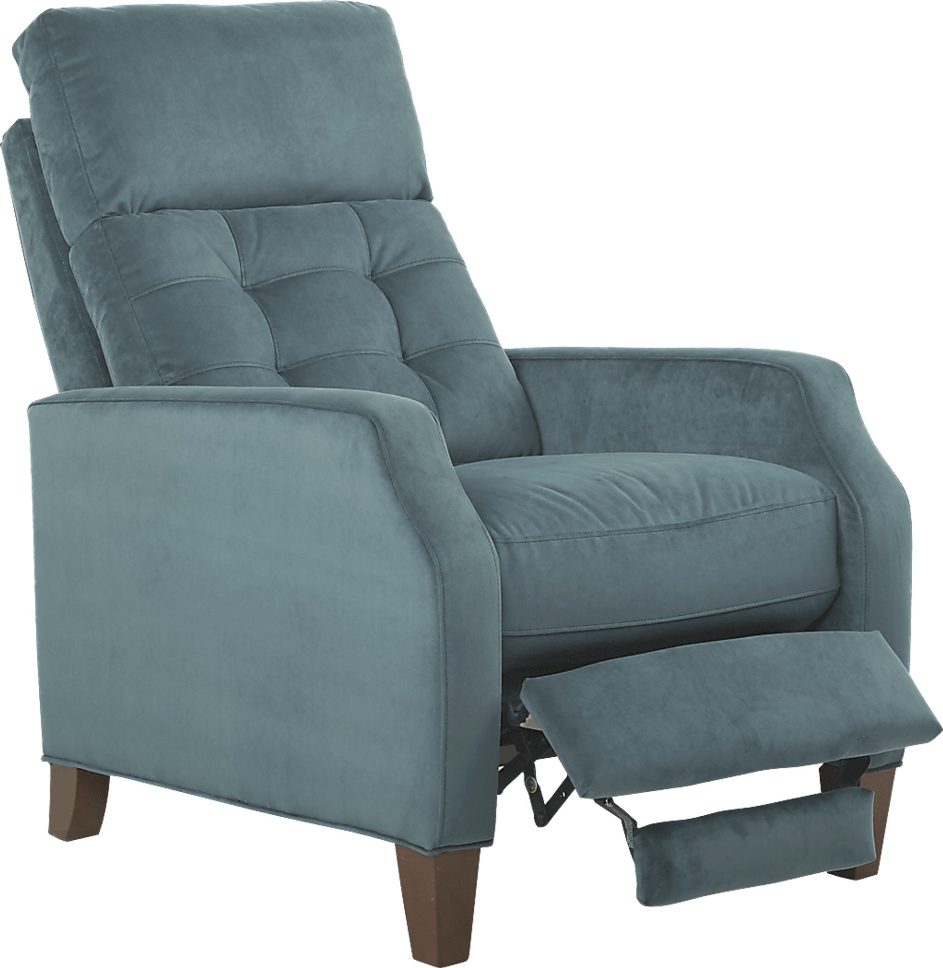 Bromfield Evergreen Plush Pushback Recliner - Image 2